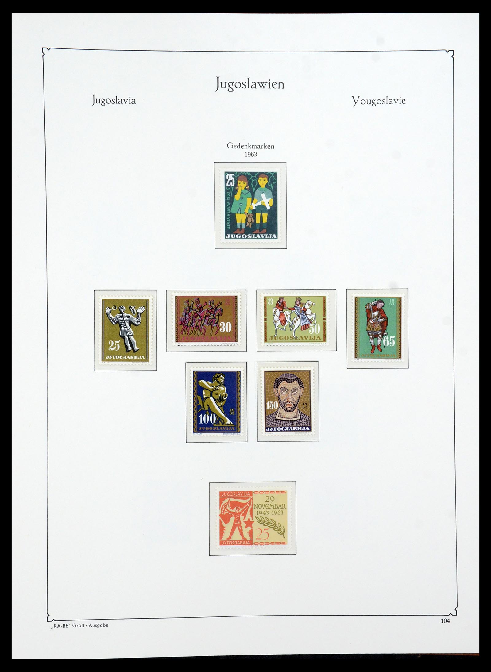 36107 136 - Postzegelverzameling 36107 Joegoslavië 1918-2003.