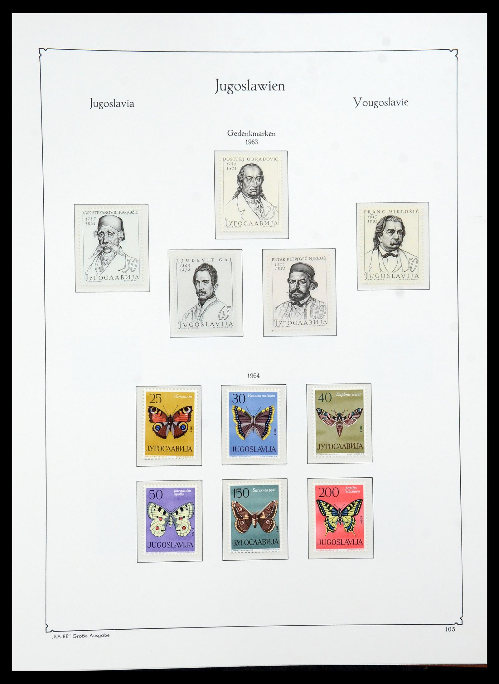 36107 137 - Postzegelverzameling 36107 Joegoslavië 1918-2003.