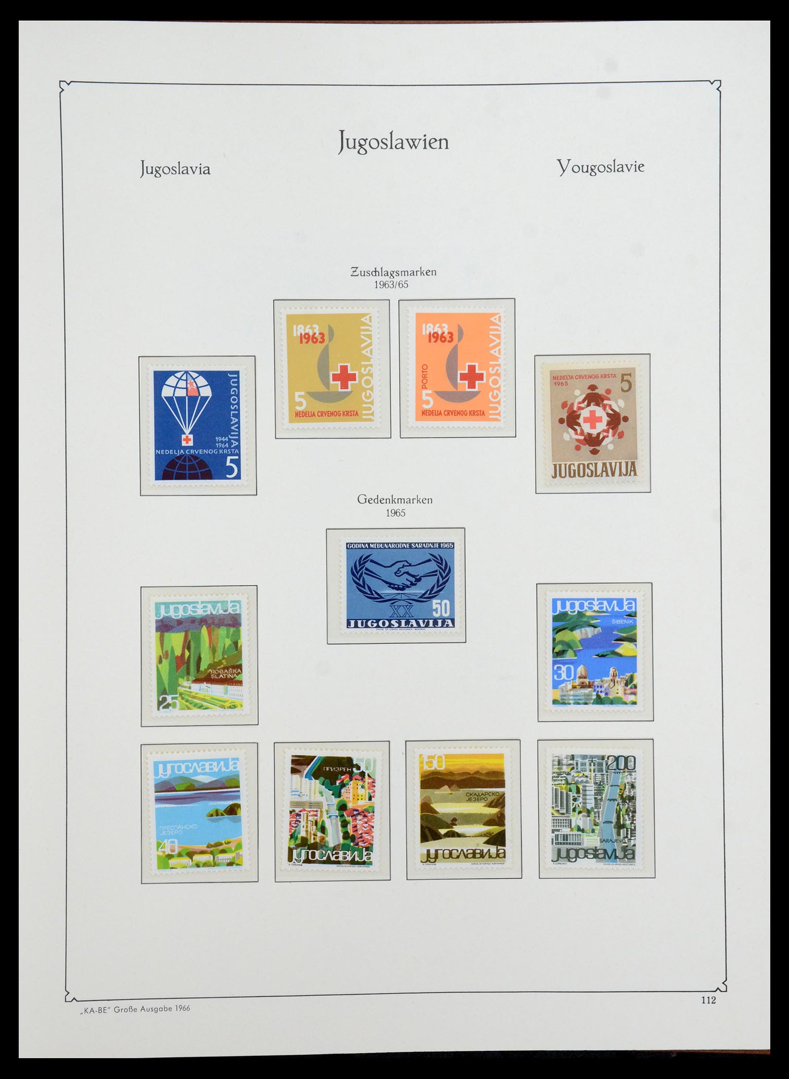 36107 144 - Postzegelverzameling 36107 Joegoslavië 1918-2003.
