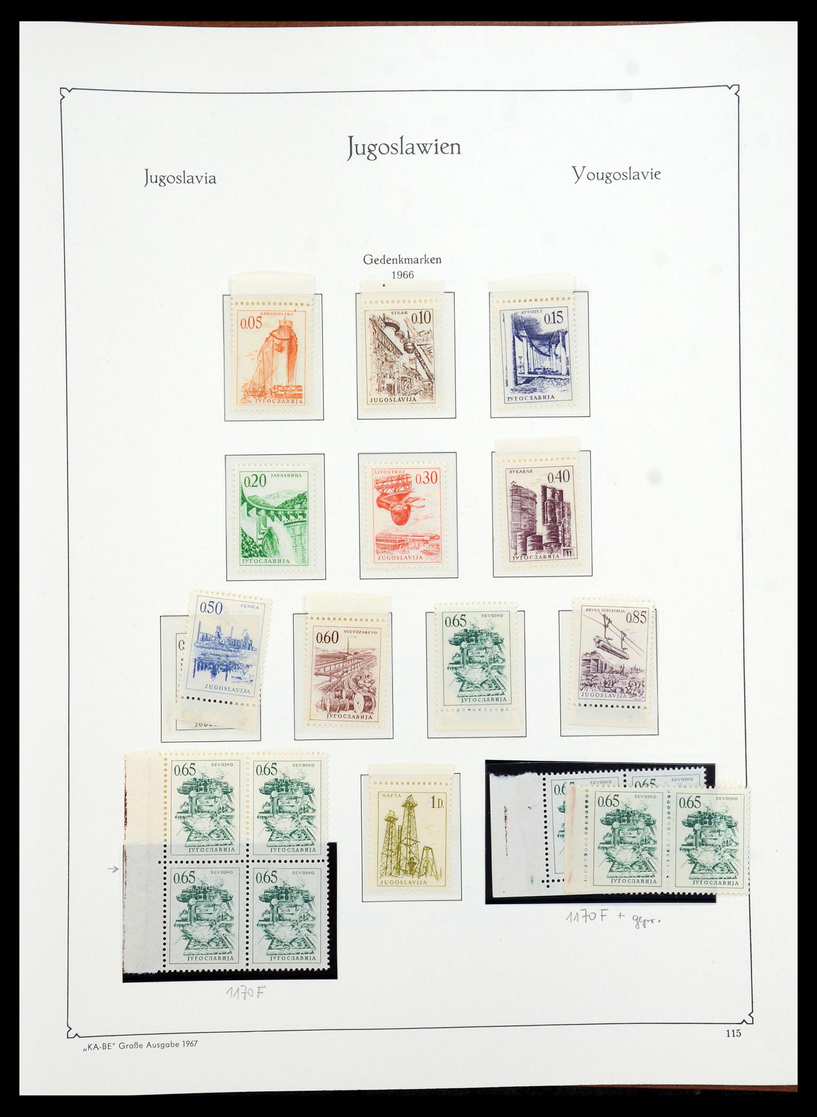 36107 148 - Postzegelverzameling 36107 Joegoslavië 1918-2003.