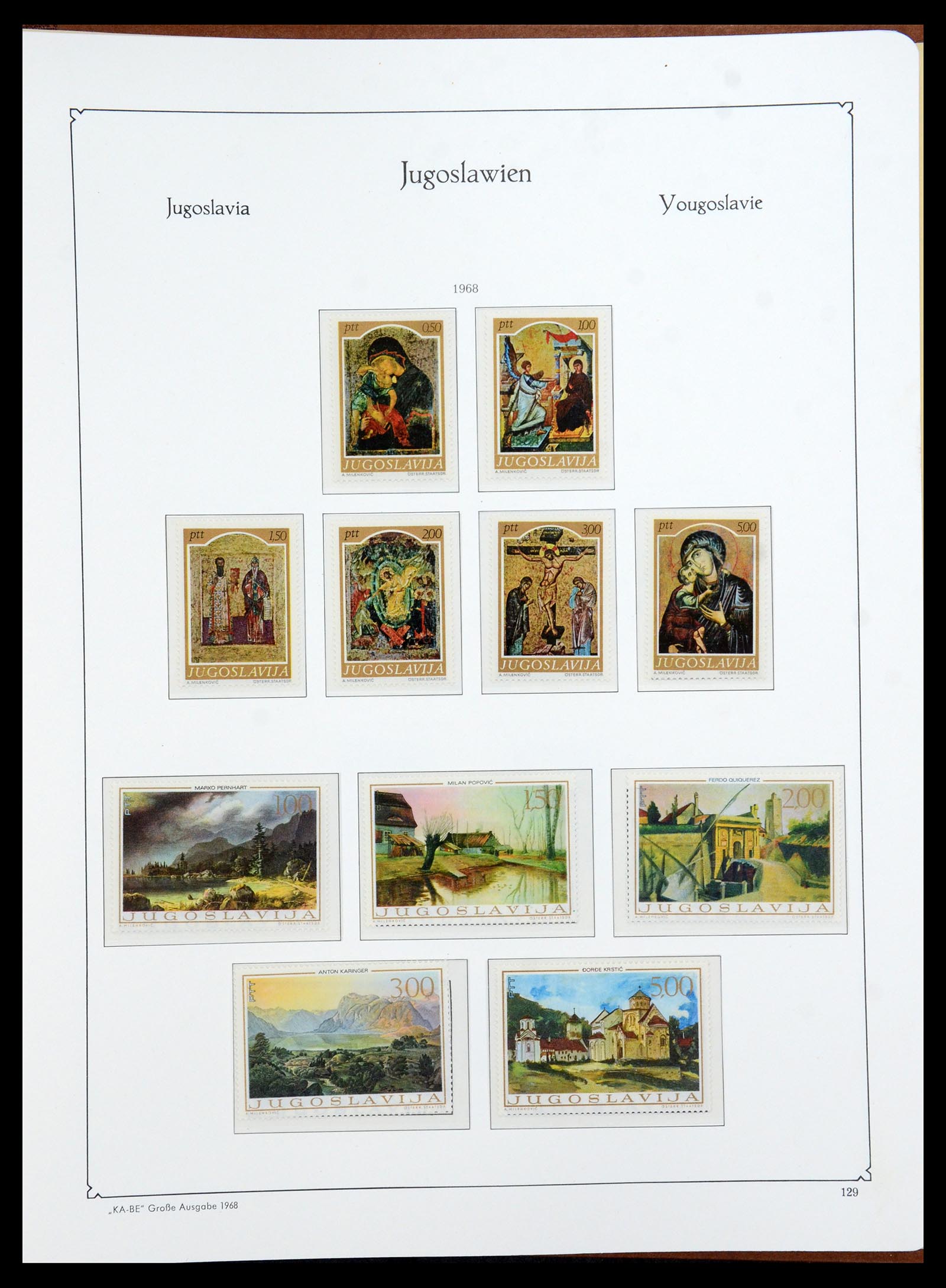 36107 162 - Postzegelverzameling 36107 Joegoslavië 1918-2003.