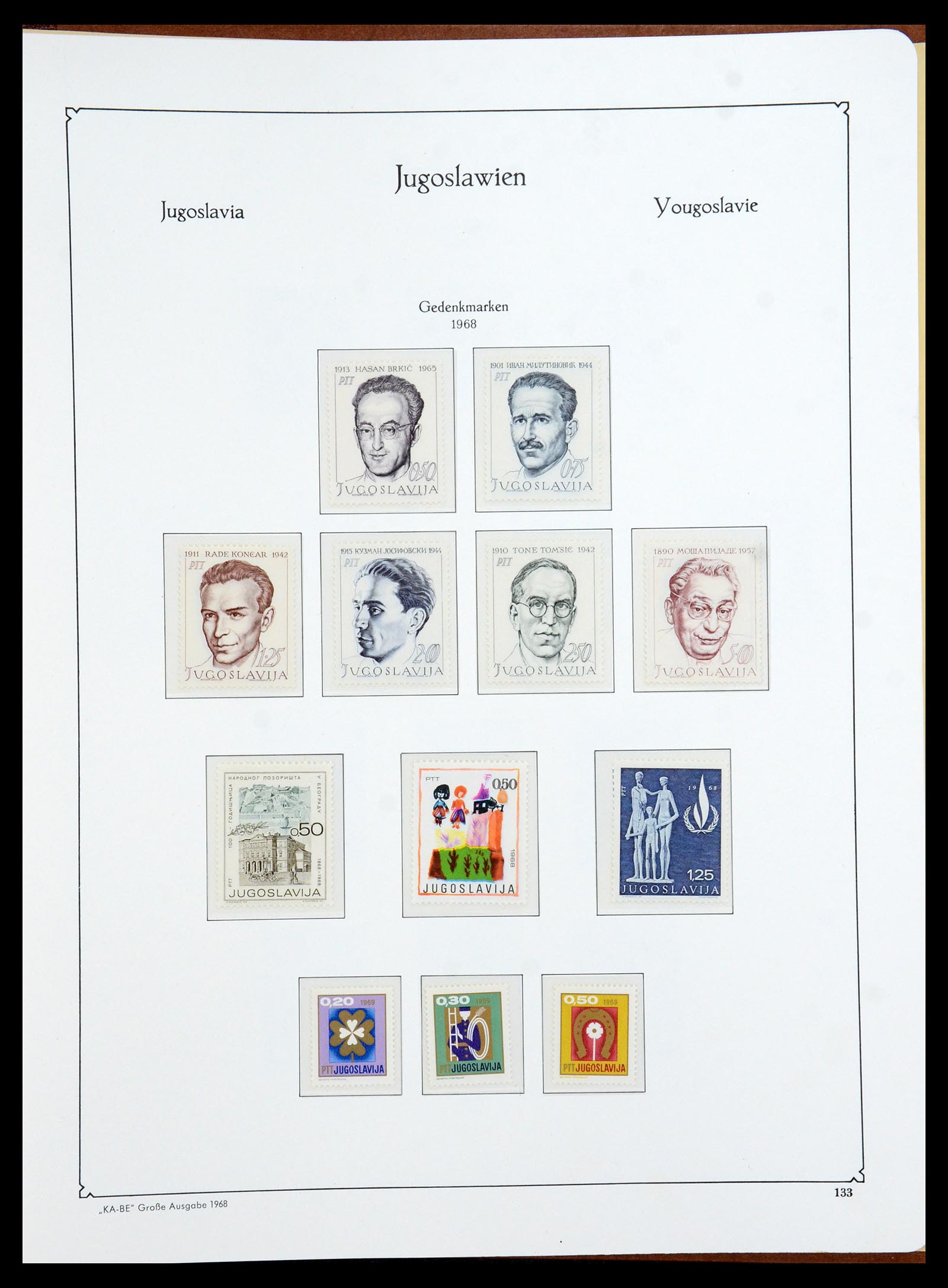 36107 166 - Postzegelverzameling 36107 Joegoslavië 1918-2003.