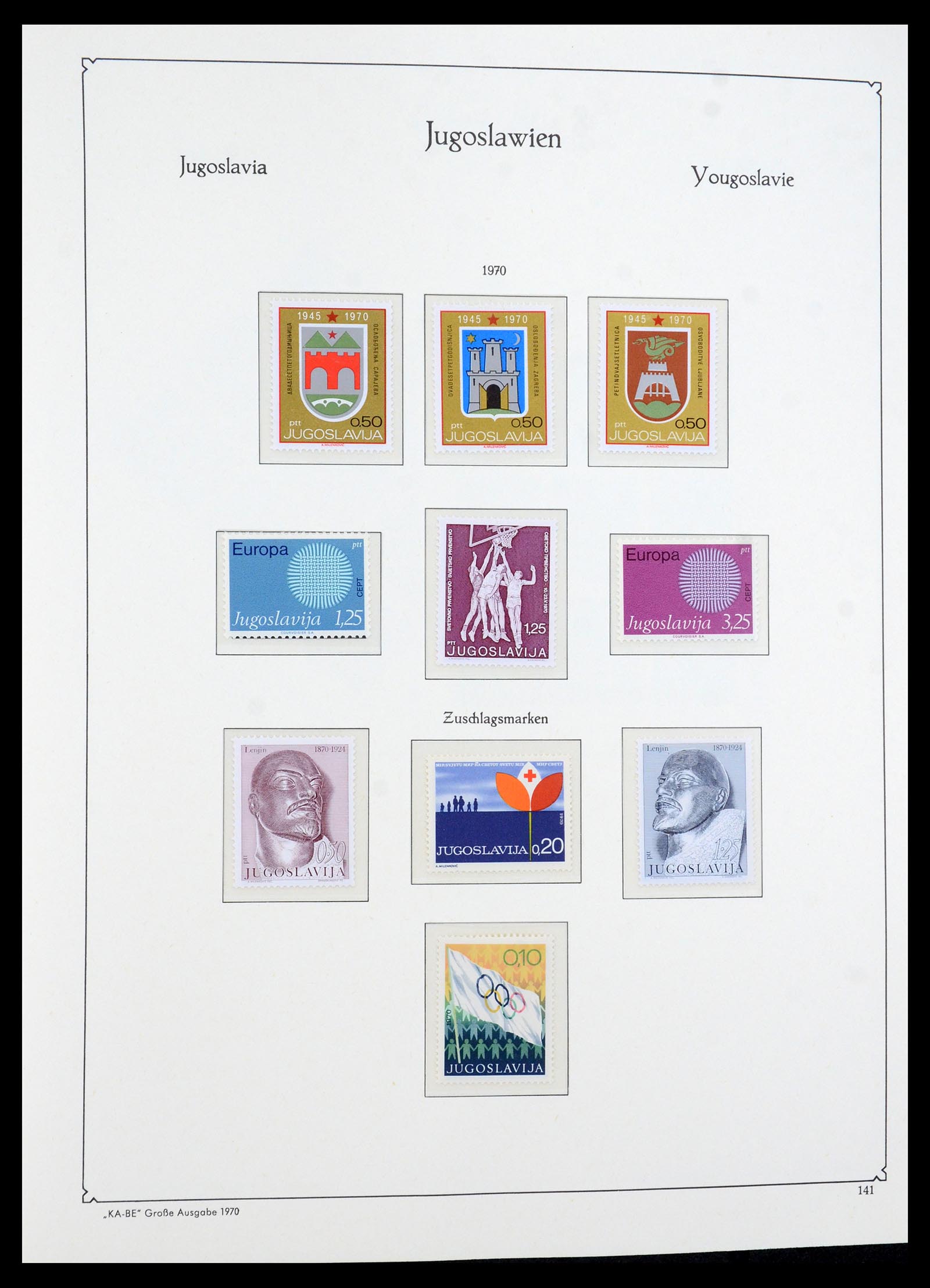 36107 174 - Postzegelverzameling 36107 Joegoslavië 1918-2003.