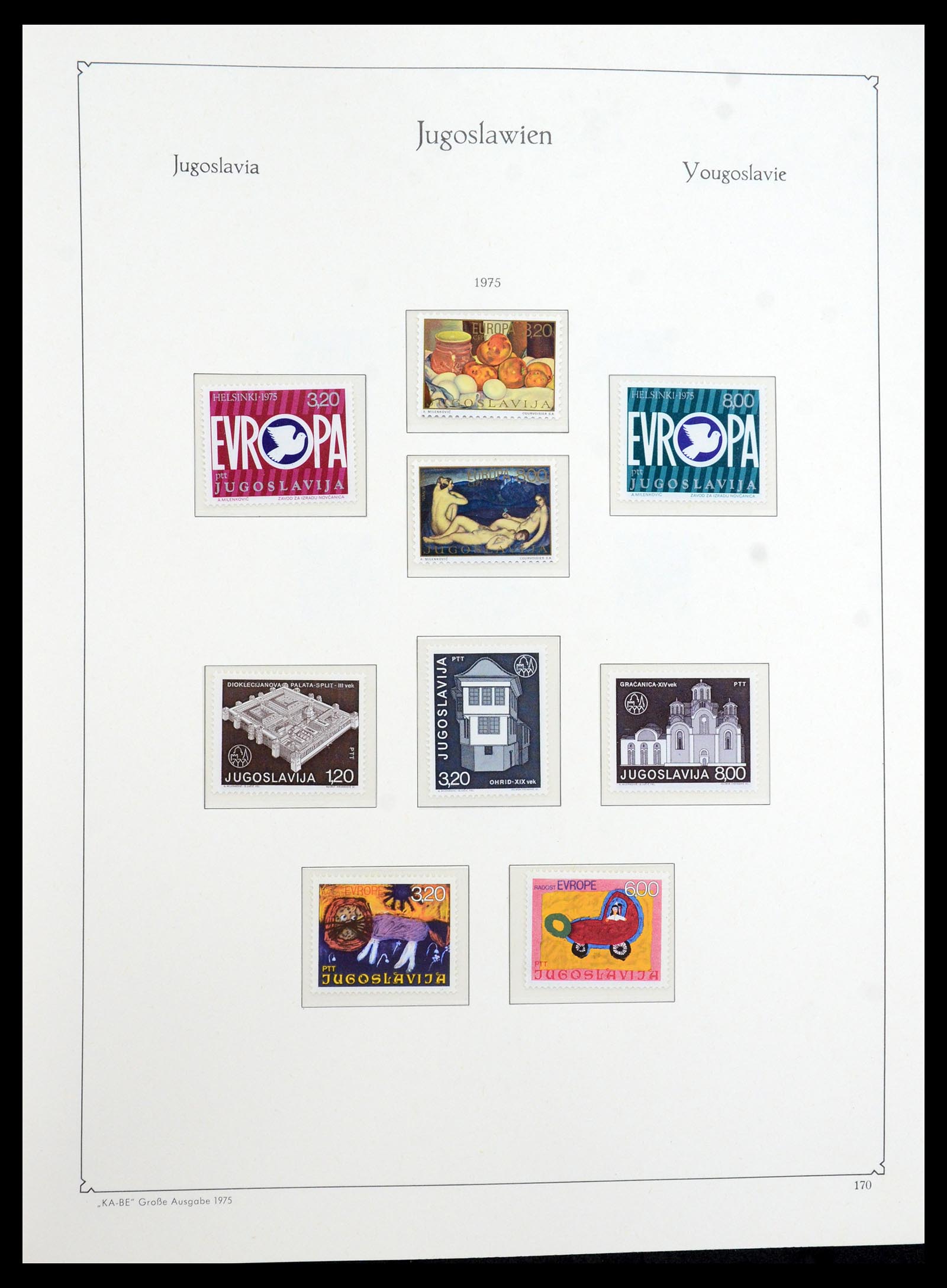 36107 203 - Postzegelverzameling 36107 Joegoslavië 1918-2003.