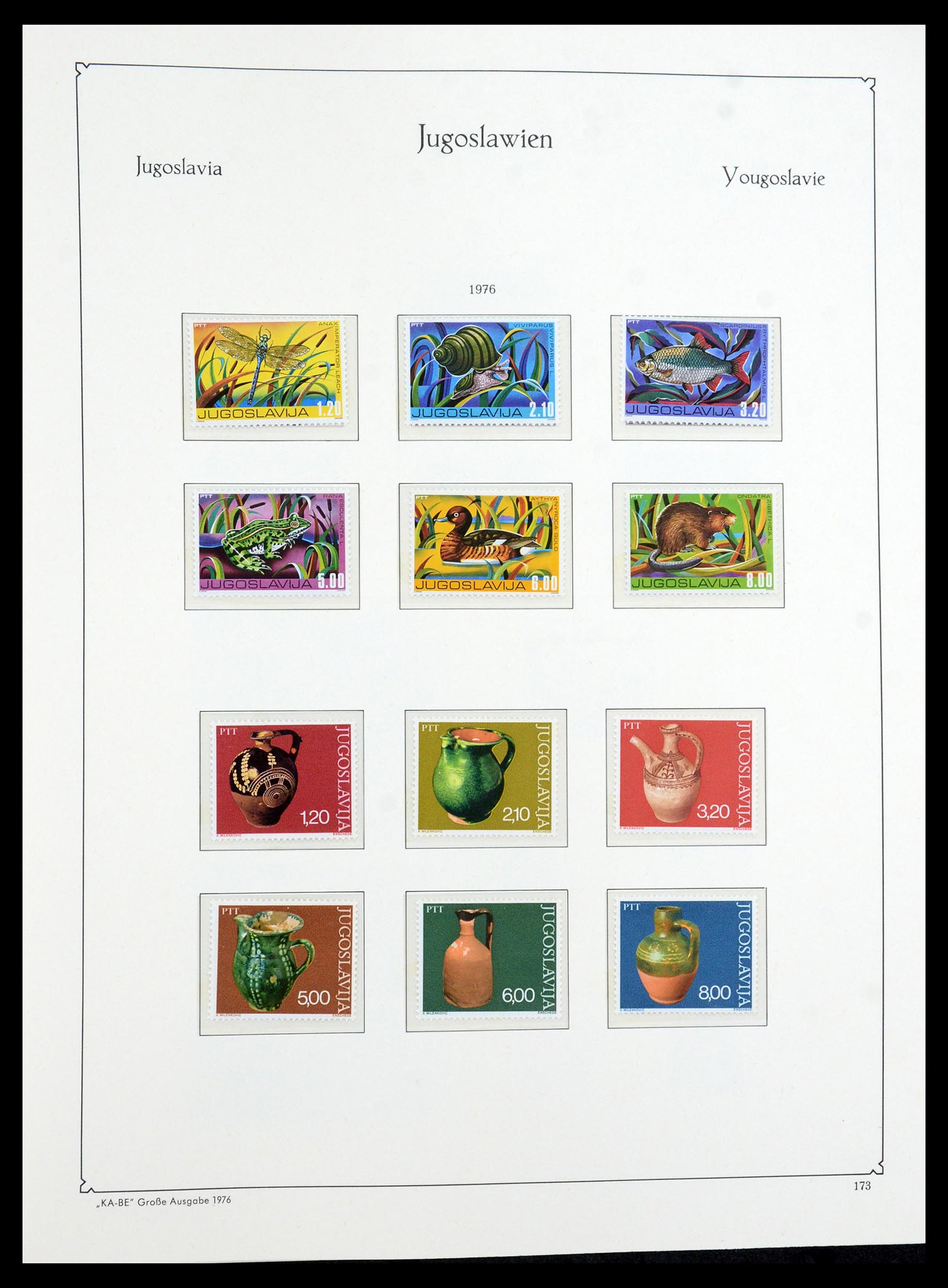 36107 206 - Postzegelverzameling 36107 Joegoslavië 1918-2003.