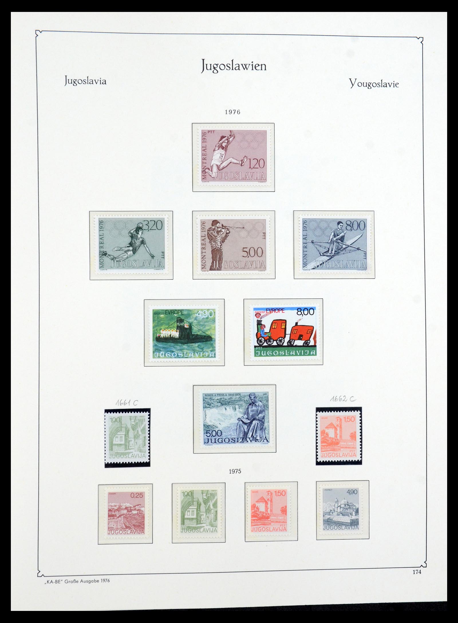 36107 207 - Postzegelverzameling 36107 Joegoslavië 1918-2003.