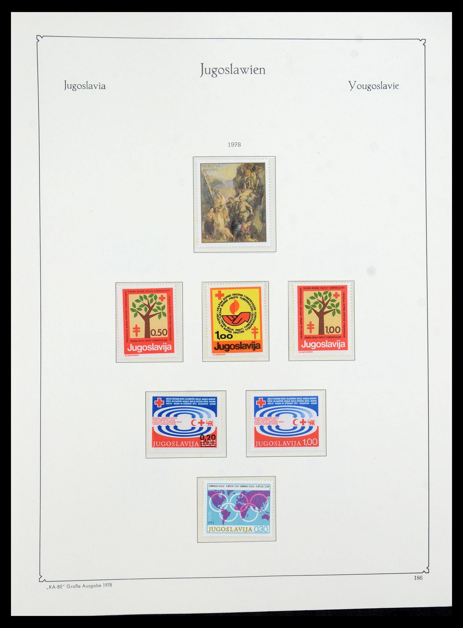 36107 220 - Postzegelverzameling 36107 Joegoslavië 1918-2003.