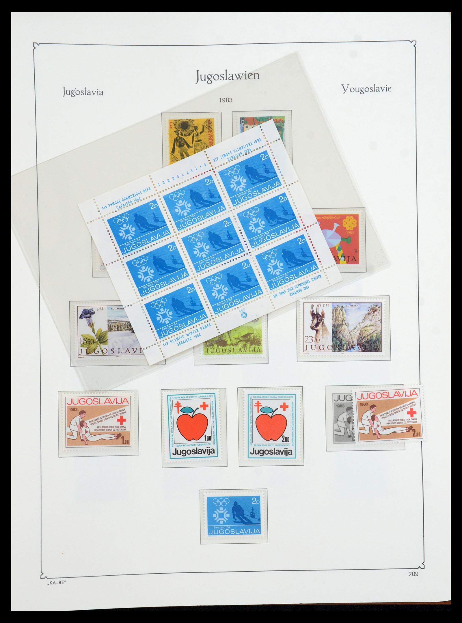 36107 243 - Postzegelverzameling 36107 Joegoslavië 1918-2003.