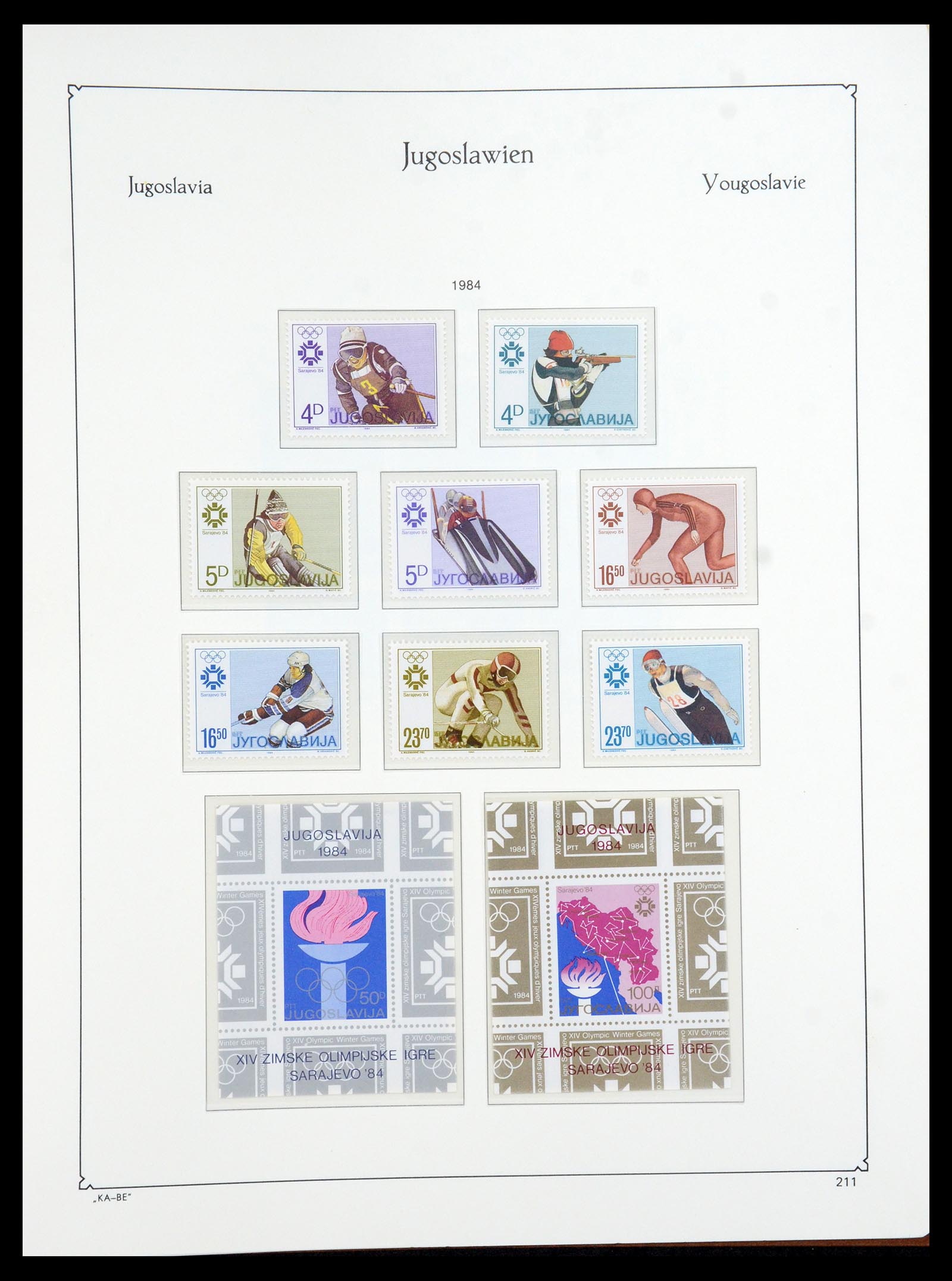 36107 245 - Postzegelverzameling 36107 Joegoslavië 1918-2003.
