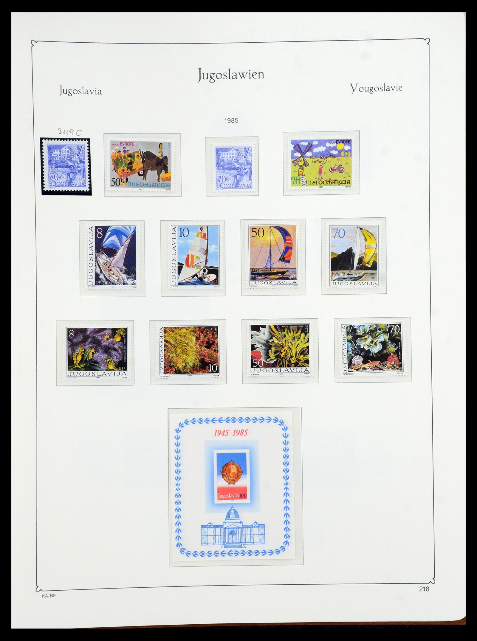 36107 253 - Postzegelverzameling 36107 Joegoslavië 1918-2003.
