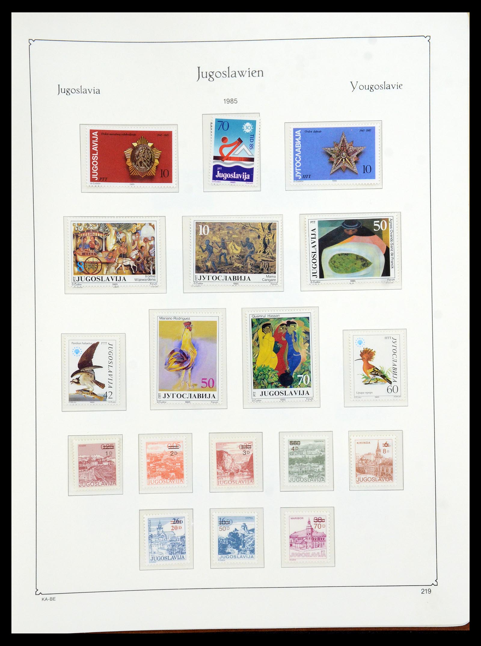 36107 254 - Postzegelverzameling 36107 Joegoslavië 1918-2003.