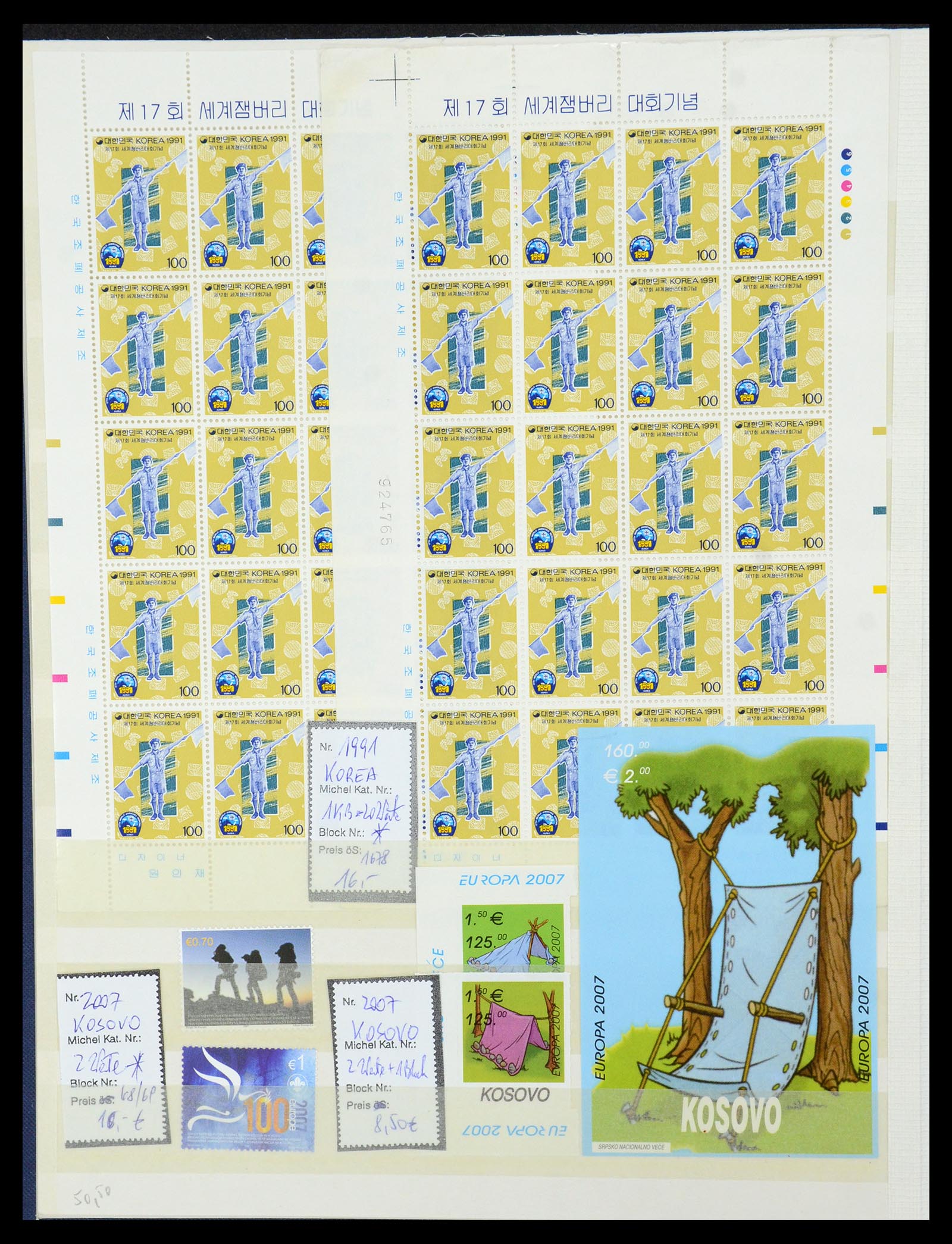 36109 014 - Postzegelverzameling 36109 Motief scouting 1930-2019!