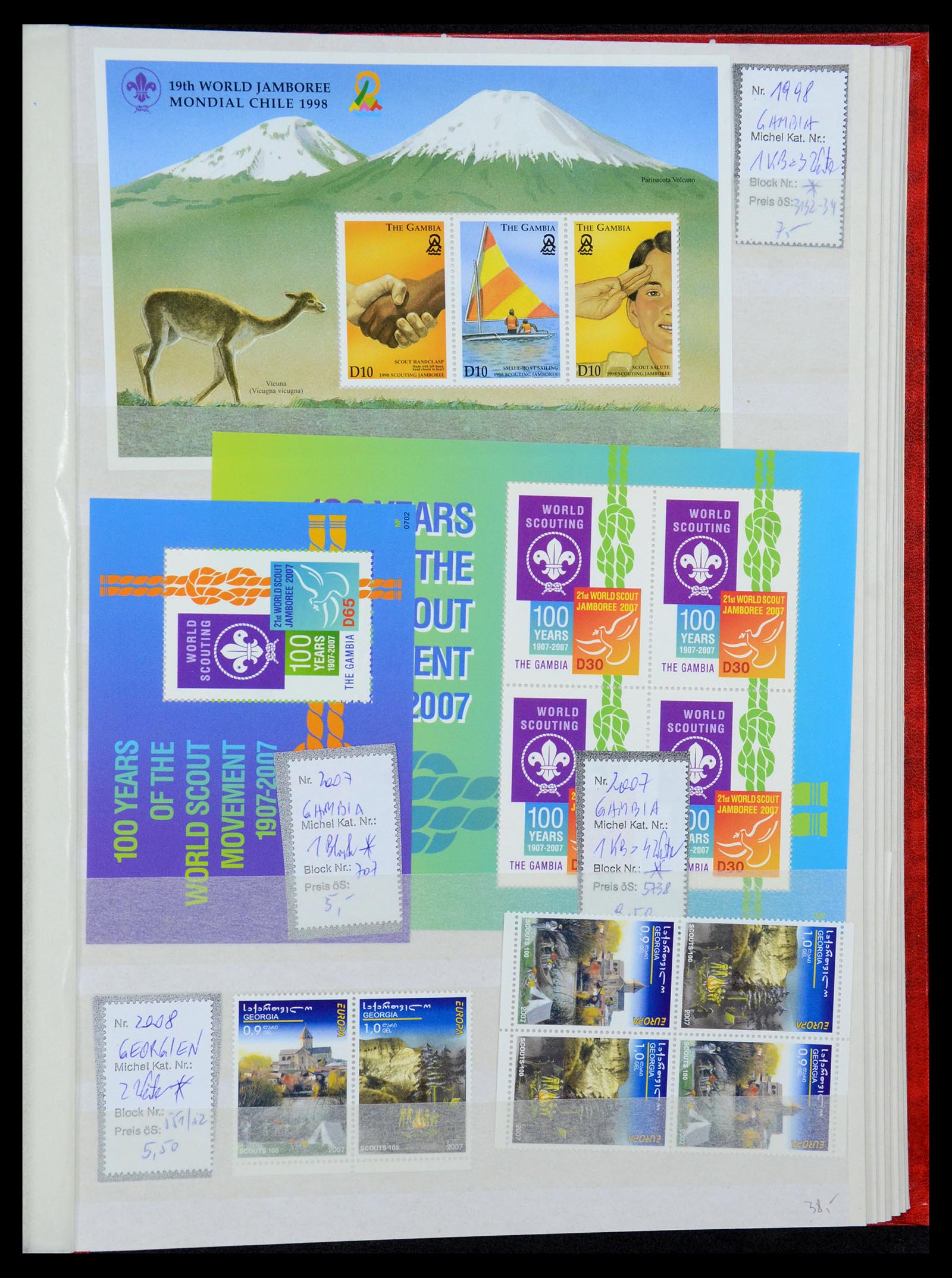 36109 130 - Postzegelverzameling 36109 Motief scouting 1930-2019!