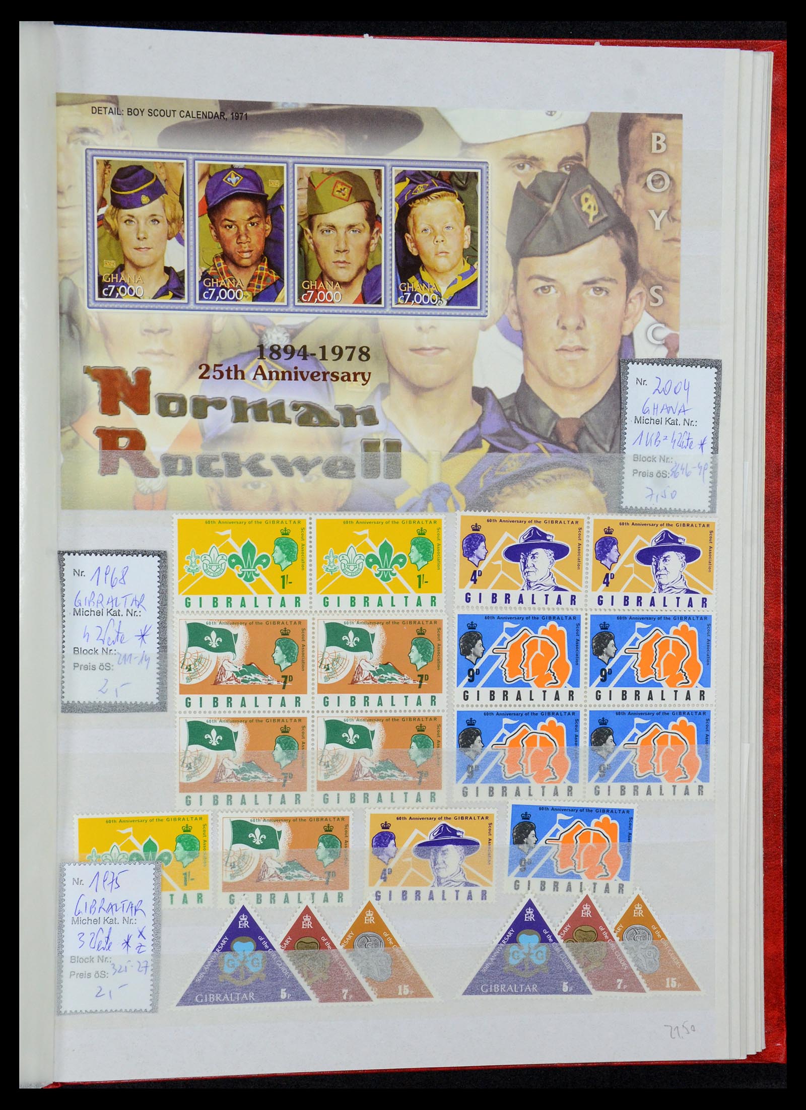 36109 133 - Postzegelverzameling 36109 Motief scouting 1930-2019!