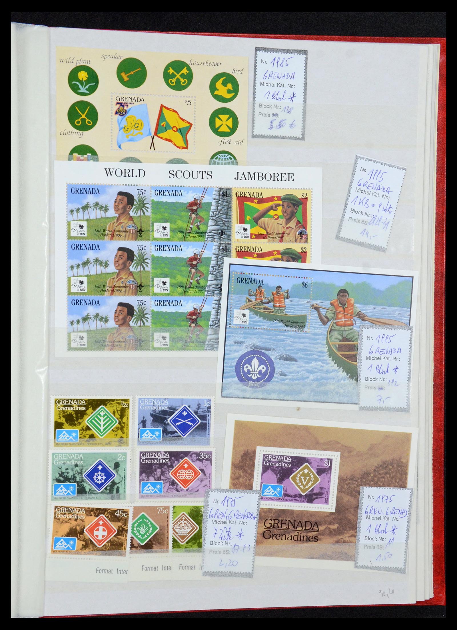 36109 136 - Postzegelverzameling 36109 Motief scouting 1930-2019!
