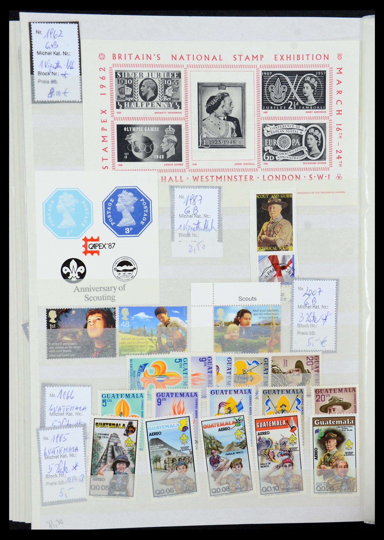 36109 142 - Postzegelverzameling 36109 Motief scouting 1930-2019!