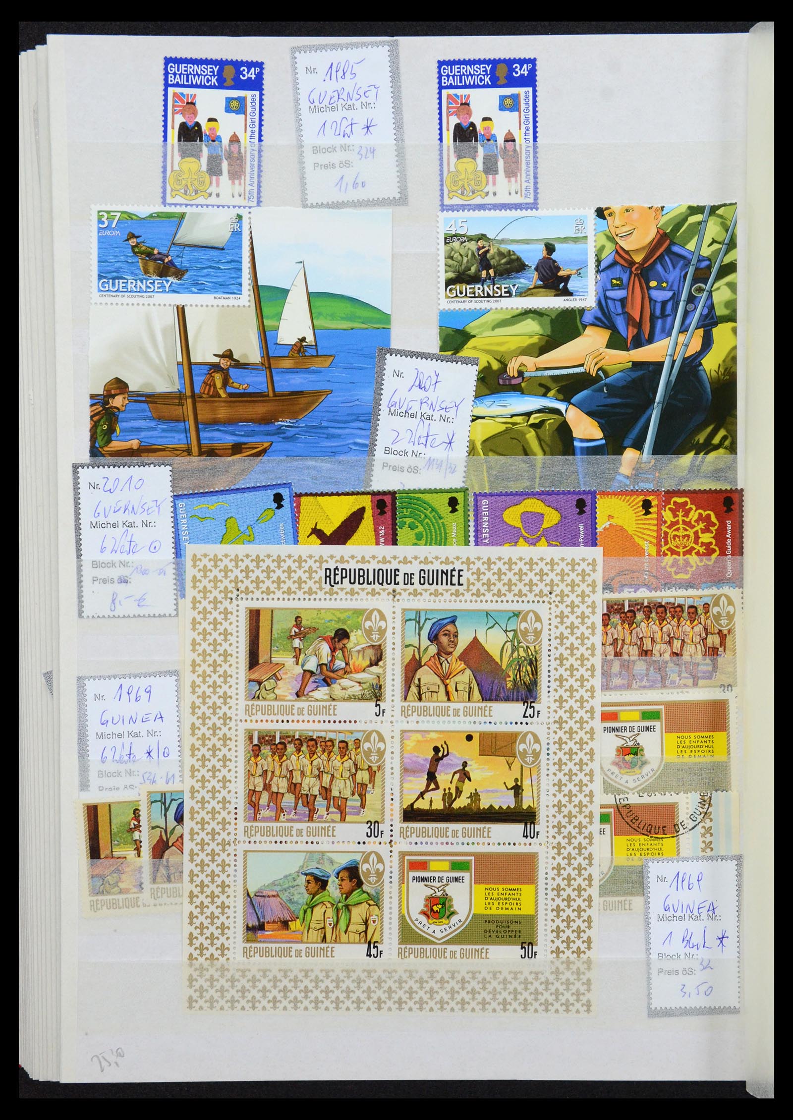 36109 144 - Postzegelverzameling 36109 Motief scouting 1930-2019!