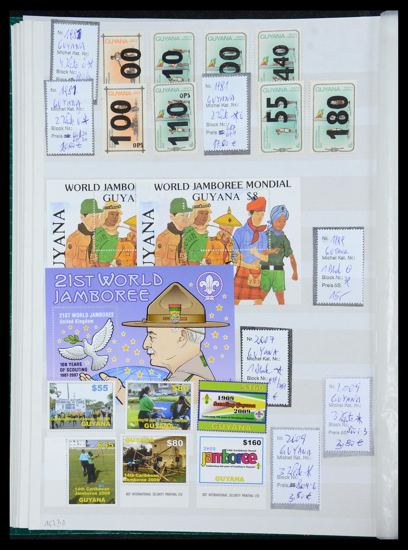 36109 160 - Postzegelverzameling 36109 Motief scouting 1930-2019!