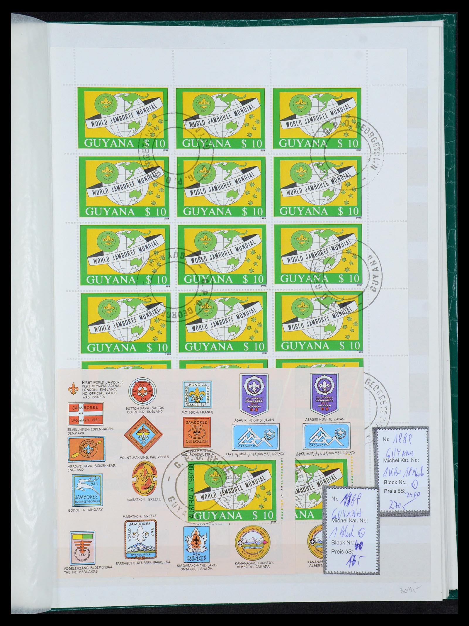 36109 161 - Postzegelverzameling 36109 Motief scouting 1930-2019!