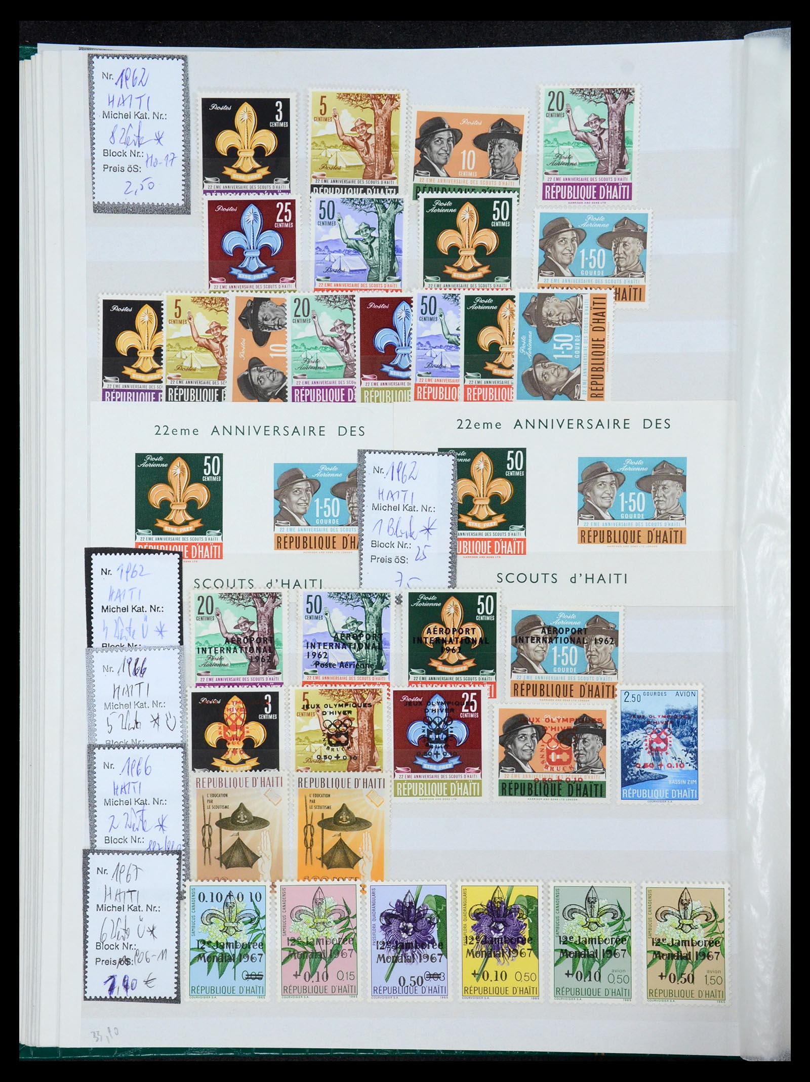 36109 162 - Postzegelverzameling 36109 Motief scouting 1930-2019!