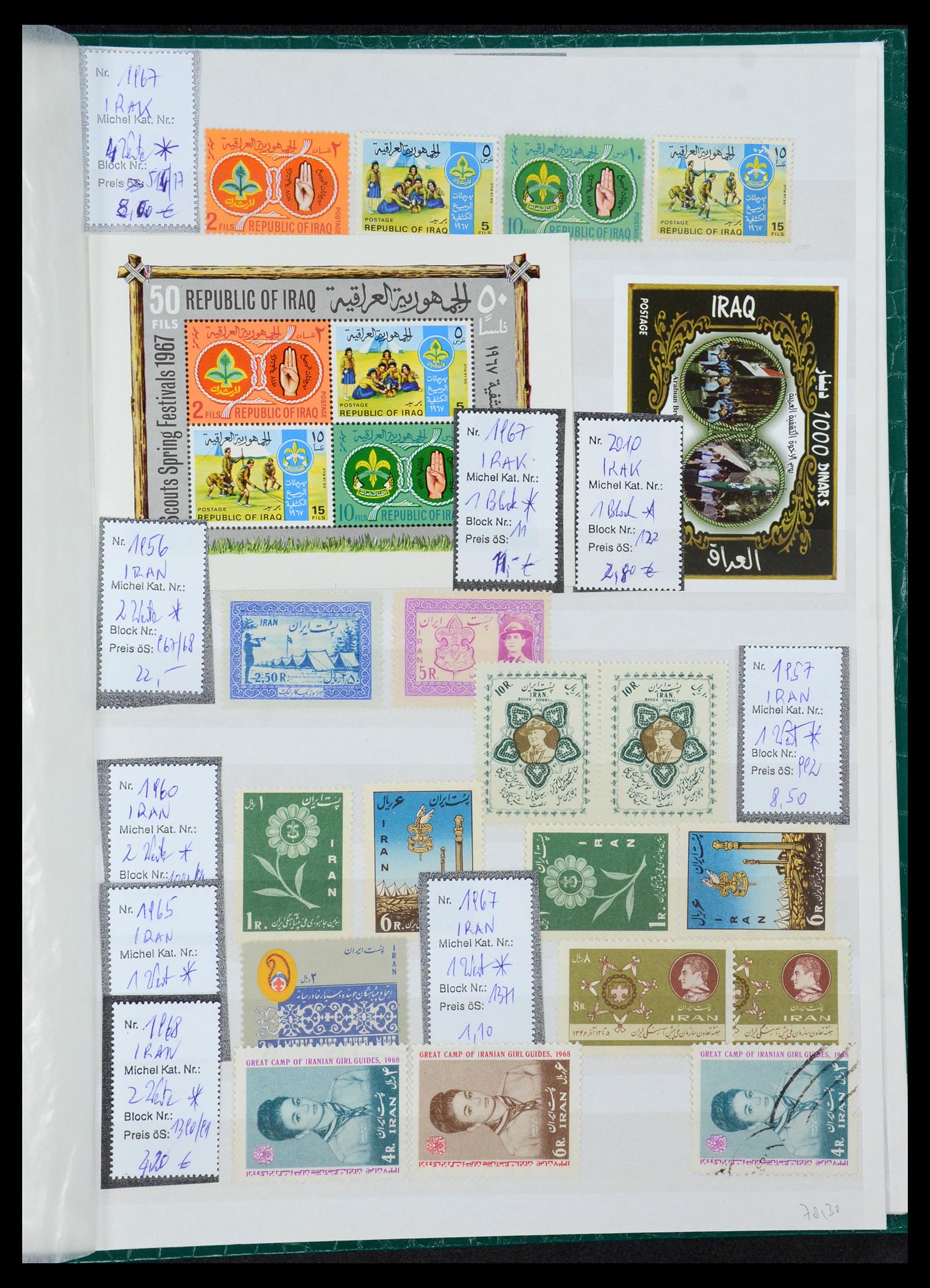36109 169 - Postzegelverzameling 36109 Motief scouting 1930-2019!