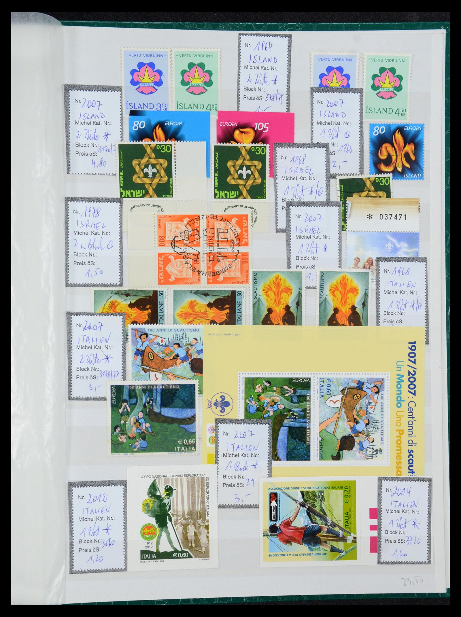 36109 171 - Postzegelverzameling 36109 Motief scouting 1930-2019!