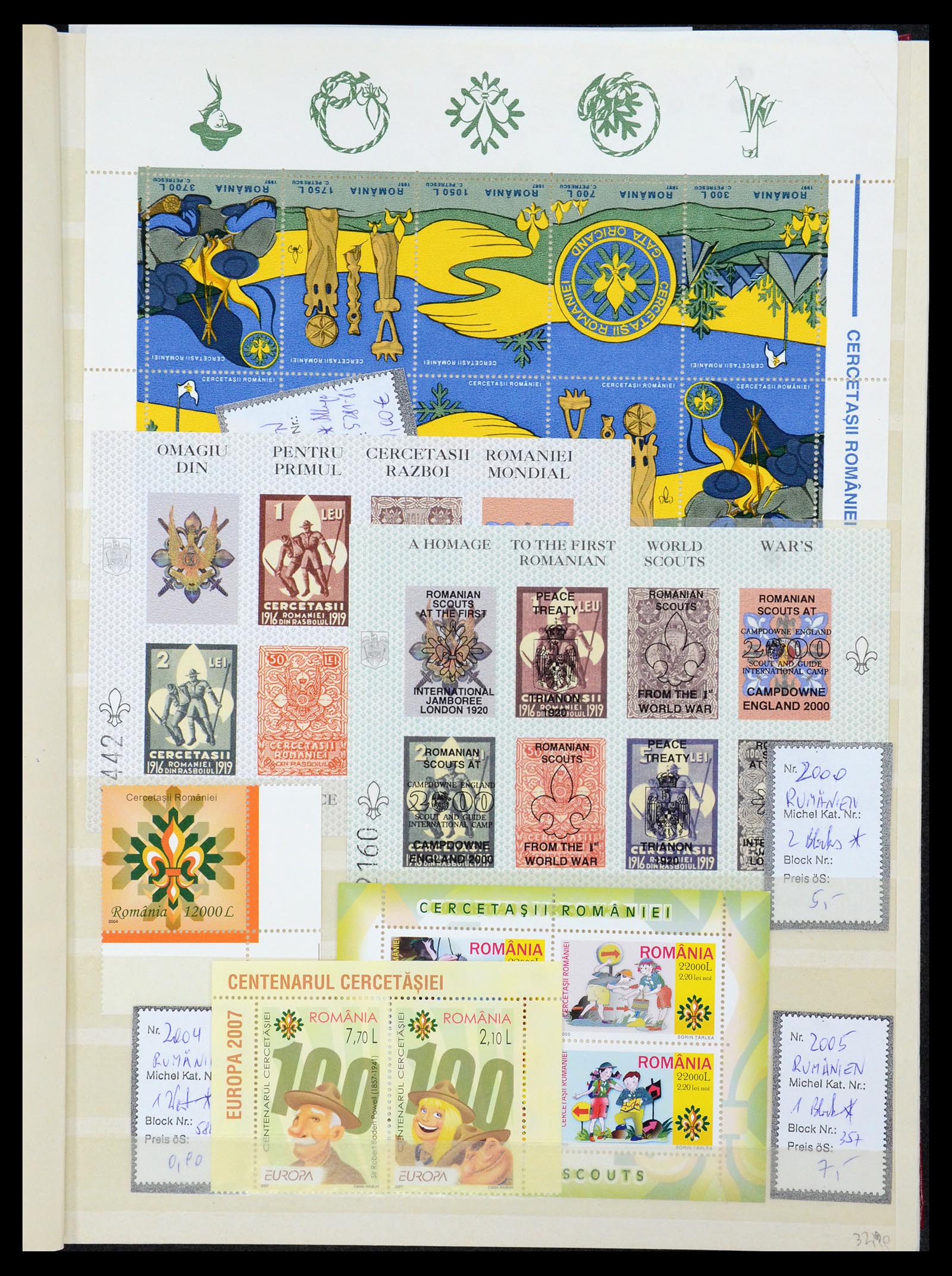 36109 175 - Postzegelverzameling 36109 Motief scouting 1930-2019!