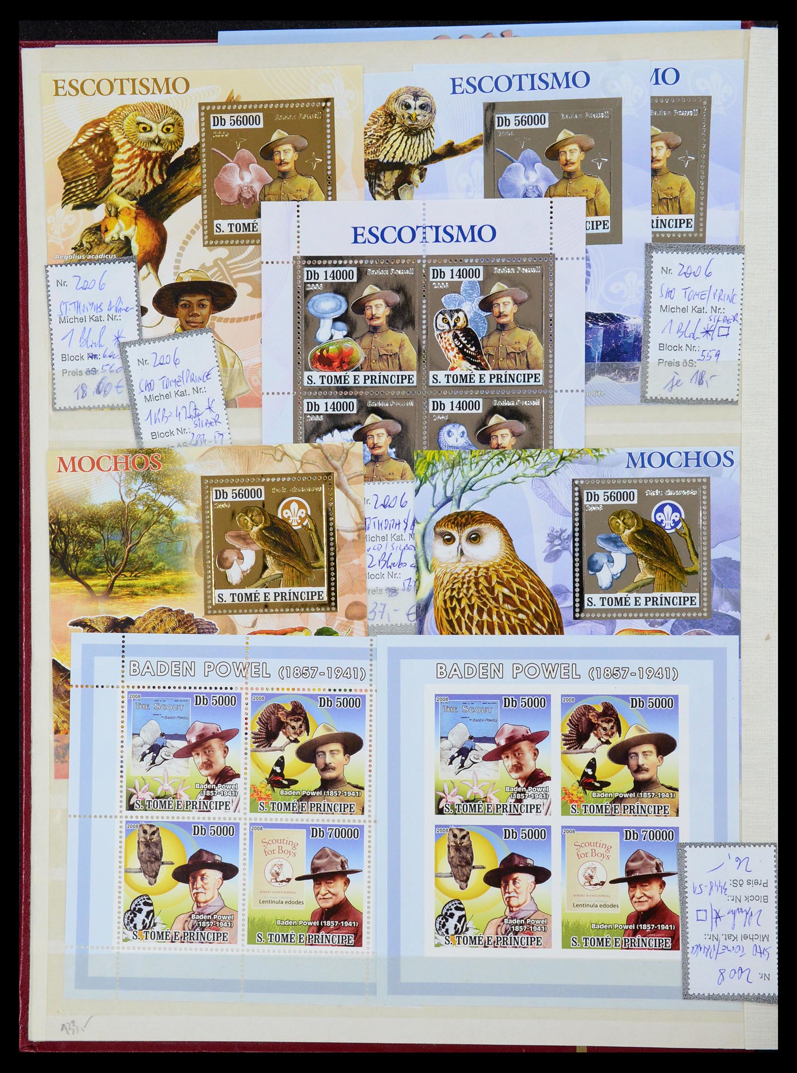 36109 180 - Postzegelverzameling 36109 Motief scouting 1930-2019!