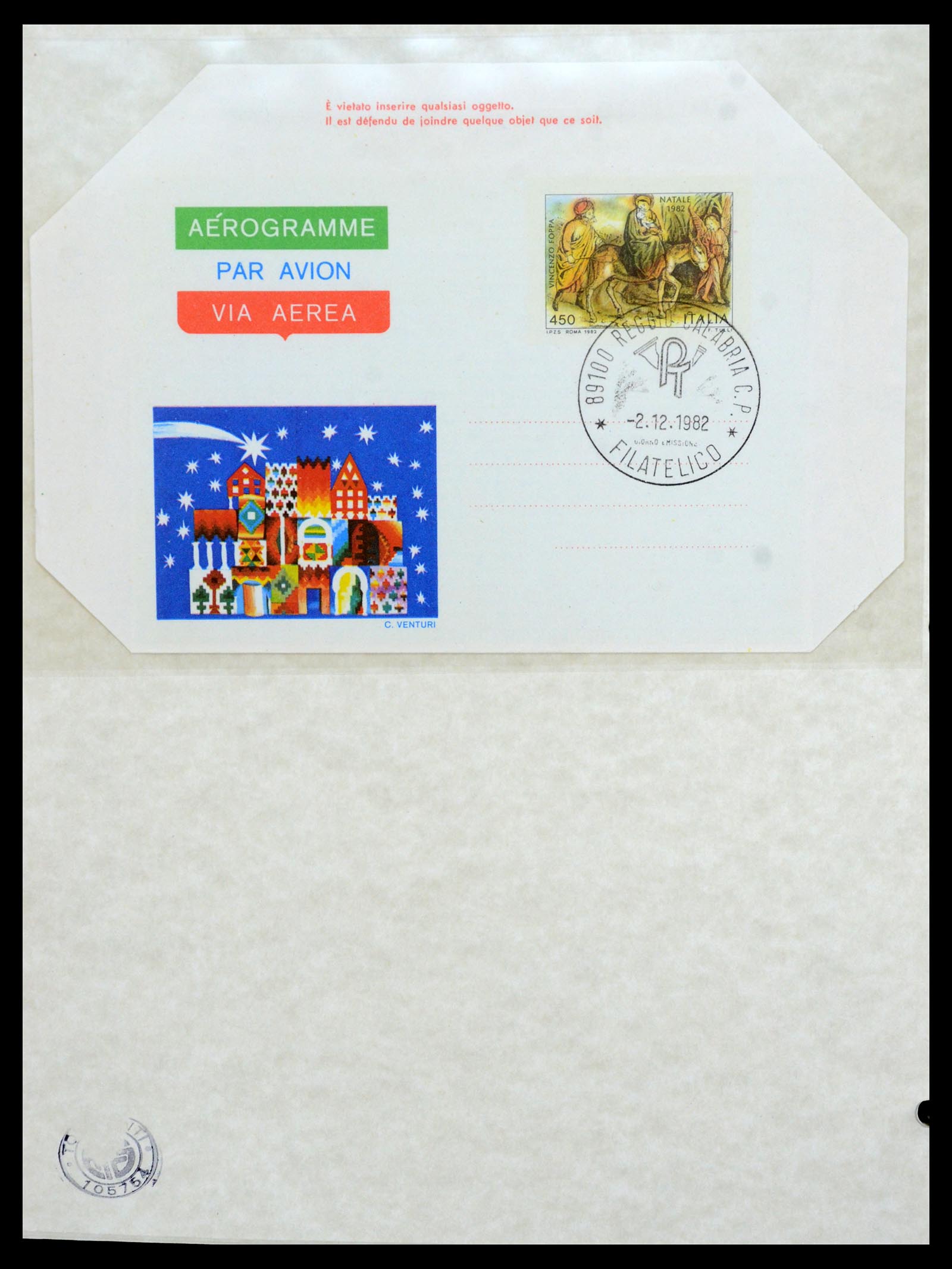 36166 062 - Postzegelverzameling 36166 Italië en gebieden brieven 1800-1980.
