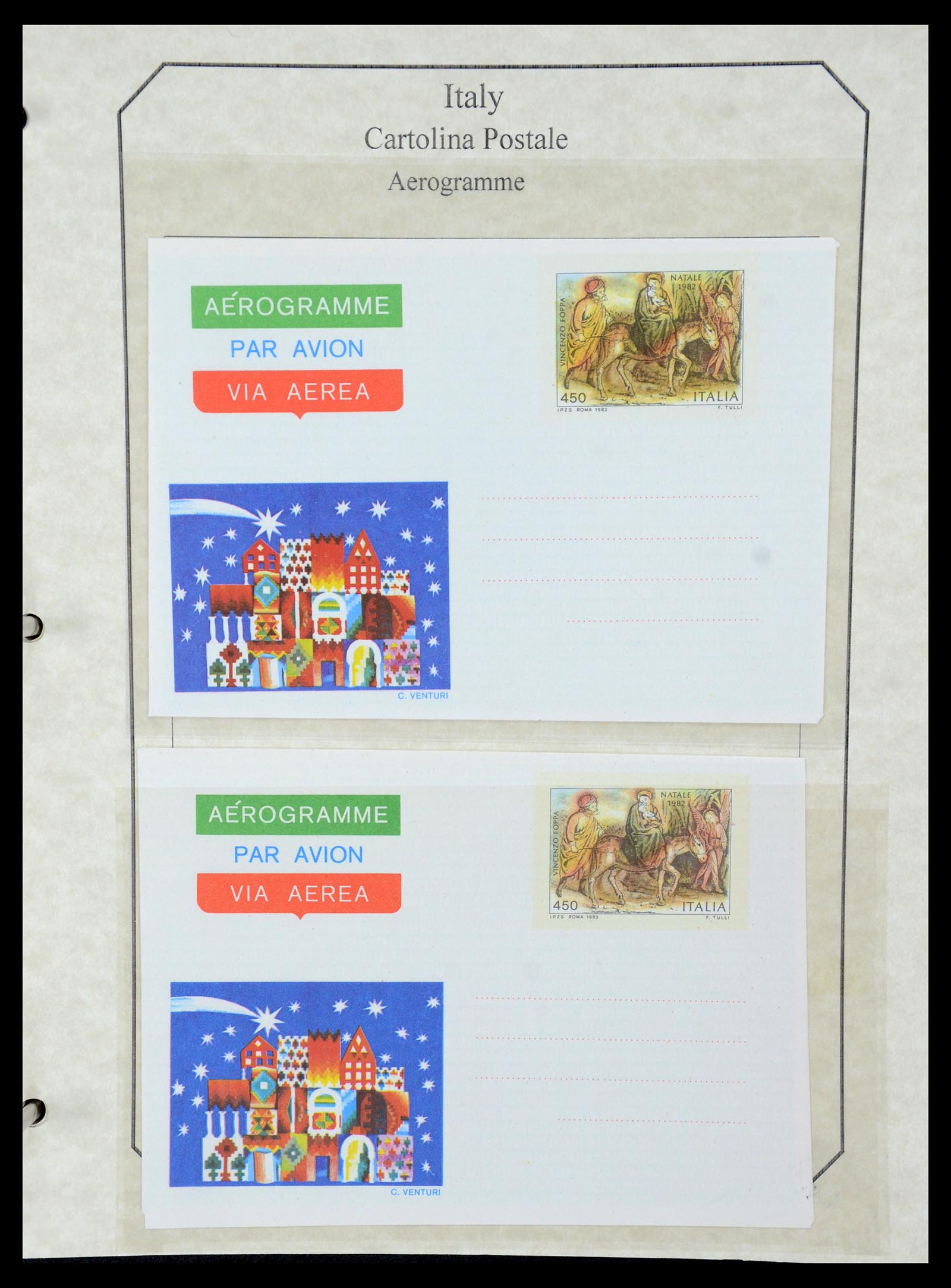 36166 063 - Postzegelverzameling 36166 Italië en gebieden brieven 1800-1980.