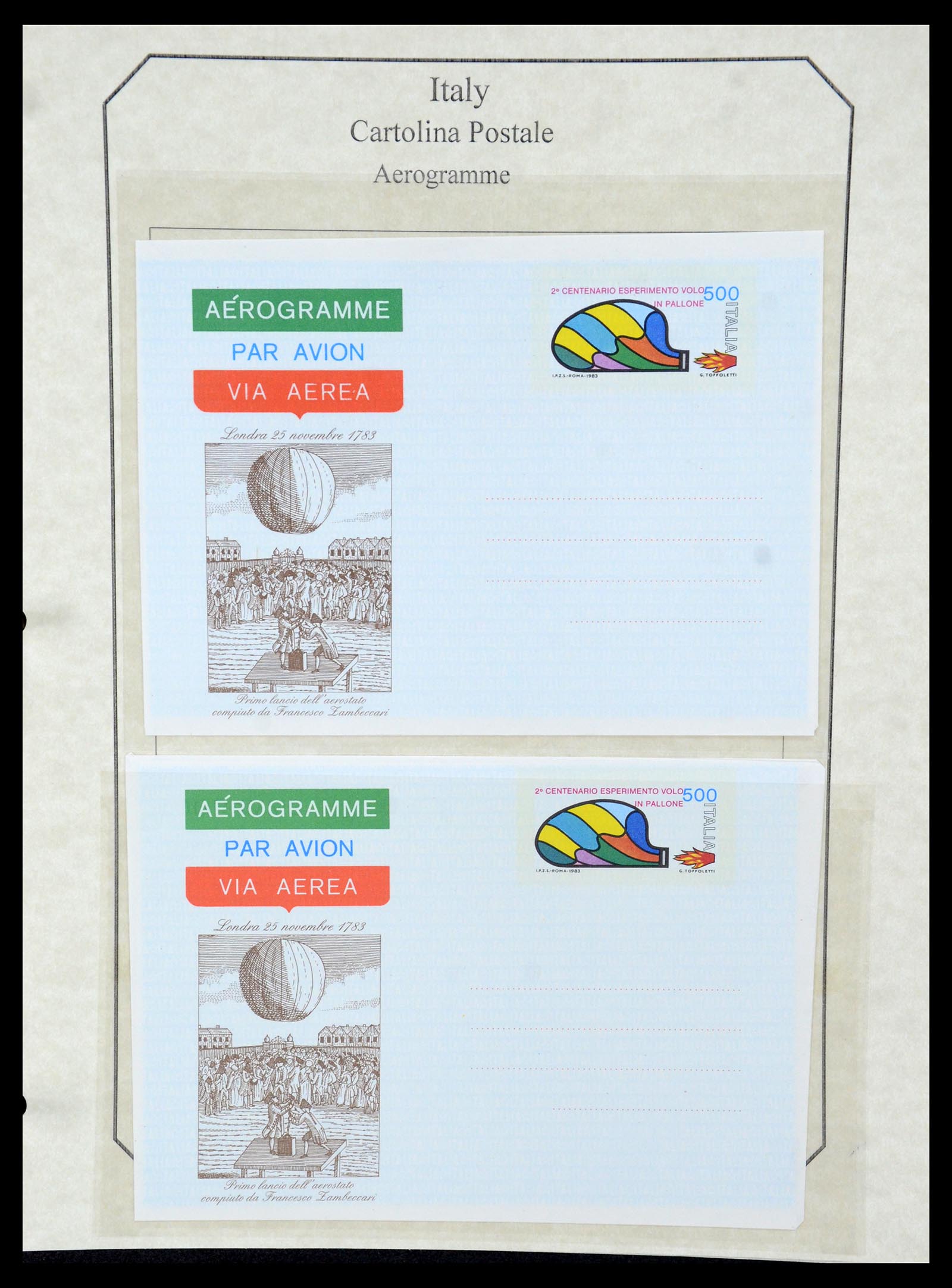 36166 064 - Postzegelverzameling 36166 Italië en gebieden brieven 1800-1980.
