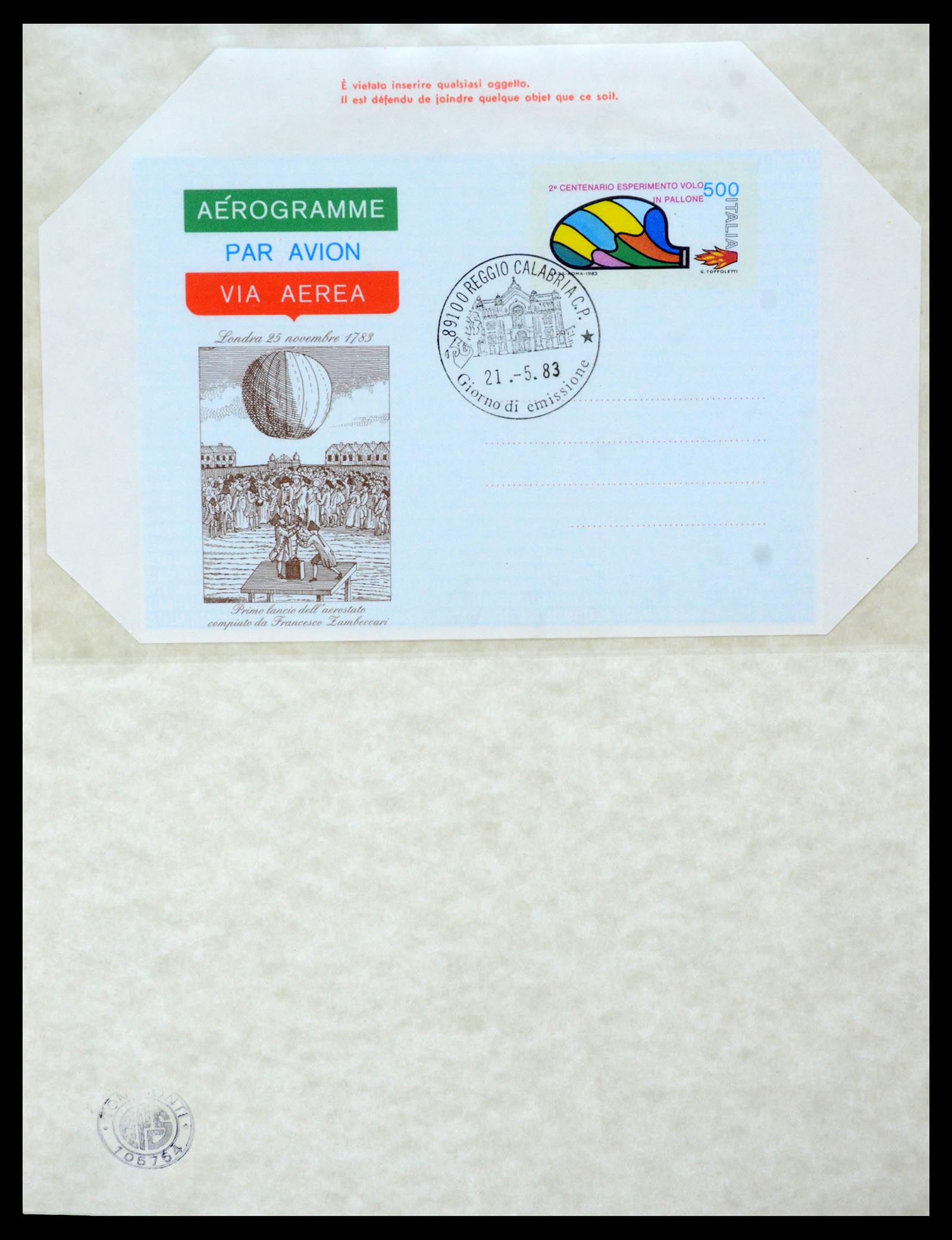 36166 065 - Postzegelverzameling 36166 Italië en gebieden brieven 1800-1980.