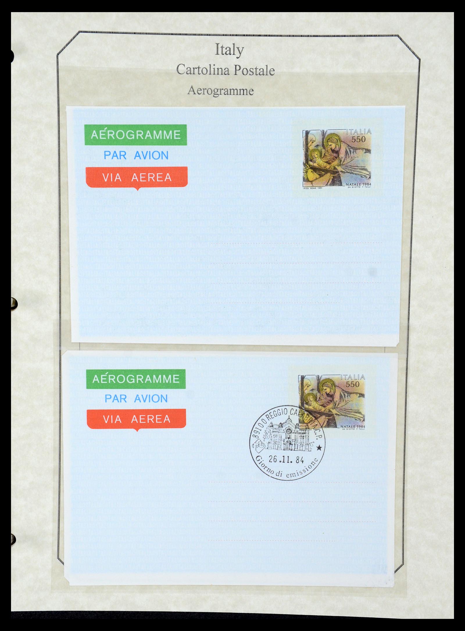 36166 070 - Postzegelverzameling 36166 Italië en gebieden brieven 1800-1980.