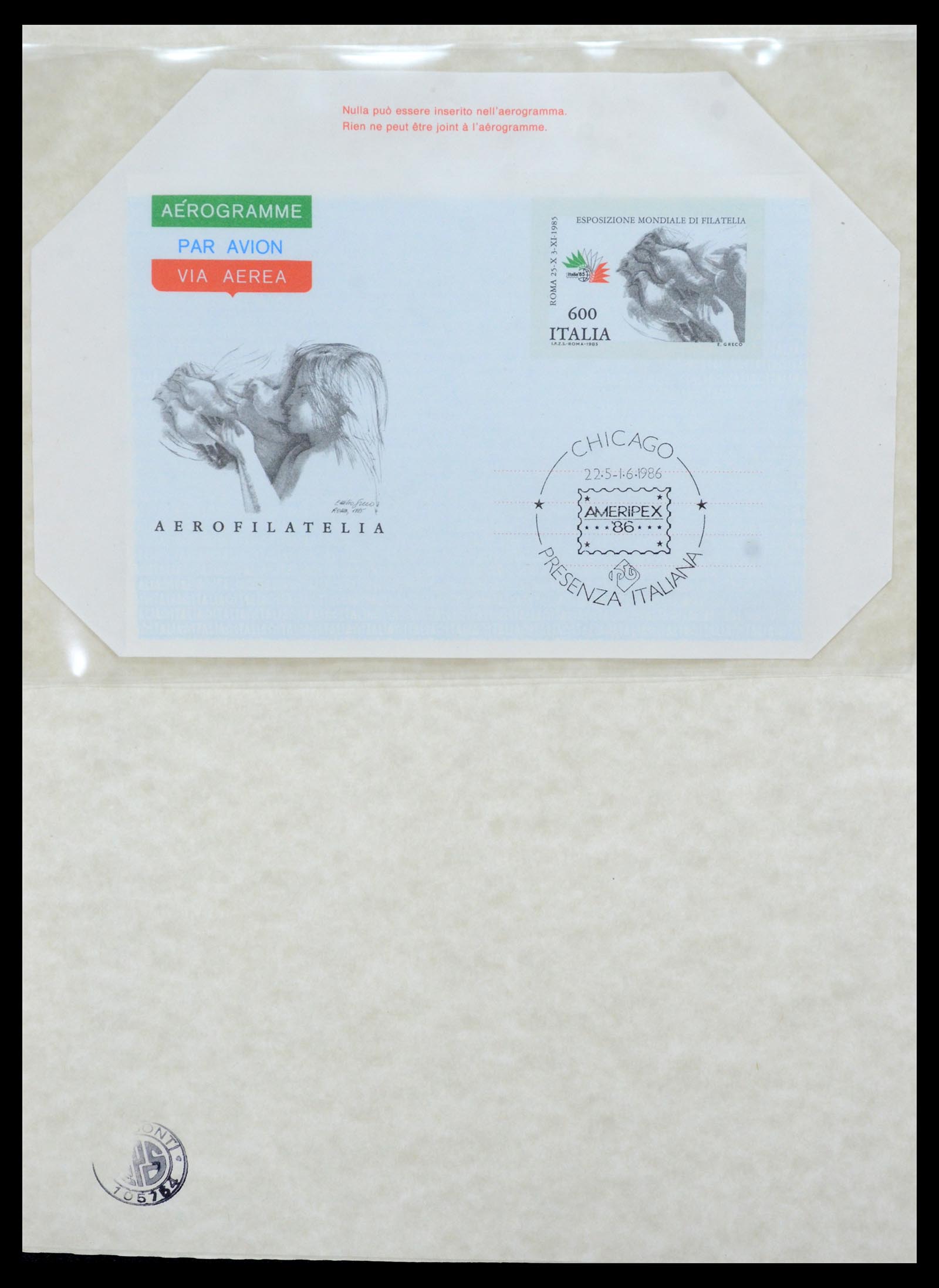 36166 071 - Postzegelverzameling 36166 Italië en gebieden brieven 1800-1980.