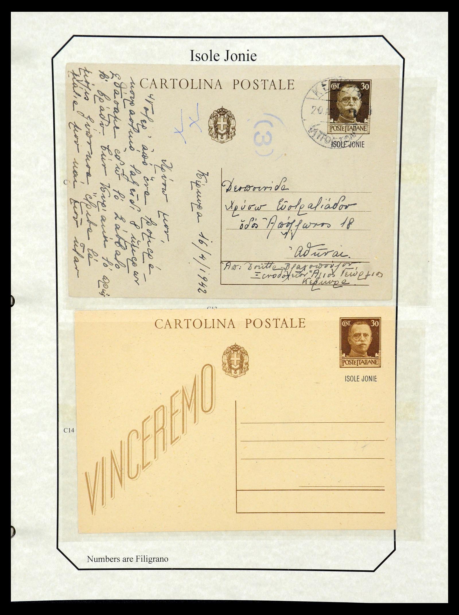 36166 081 - Postzegelverzameling 36166 Italië en gebieden brieven 1800-1980.