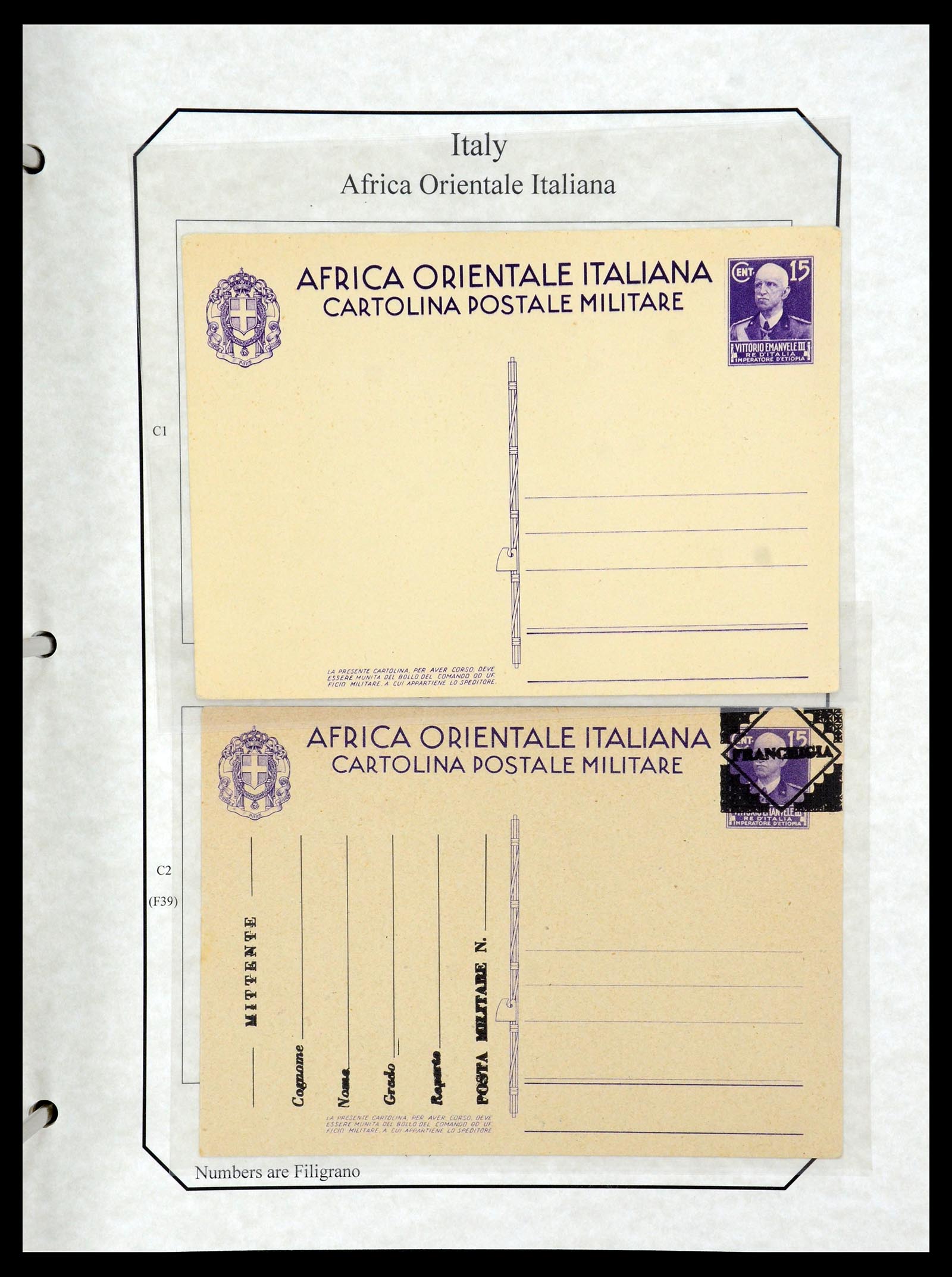 36166 108 - Postzegelverzameling 36166 Italië en gebieden brieven 1800-1980.