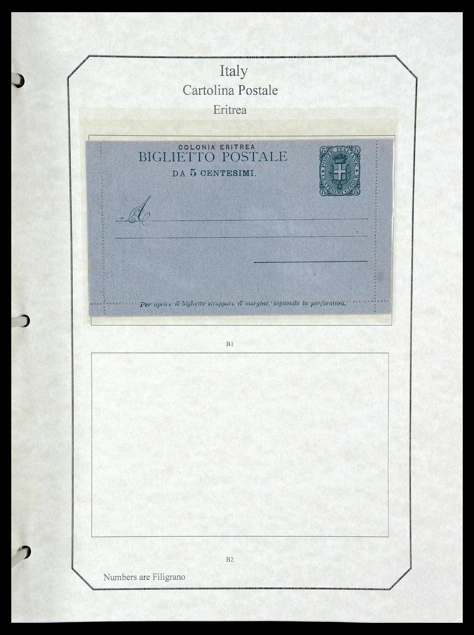36166 114 - Postzegelverzameling 36166 Italië en gebieden brieven 1800-1980.
