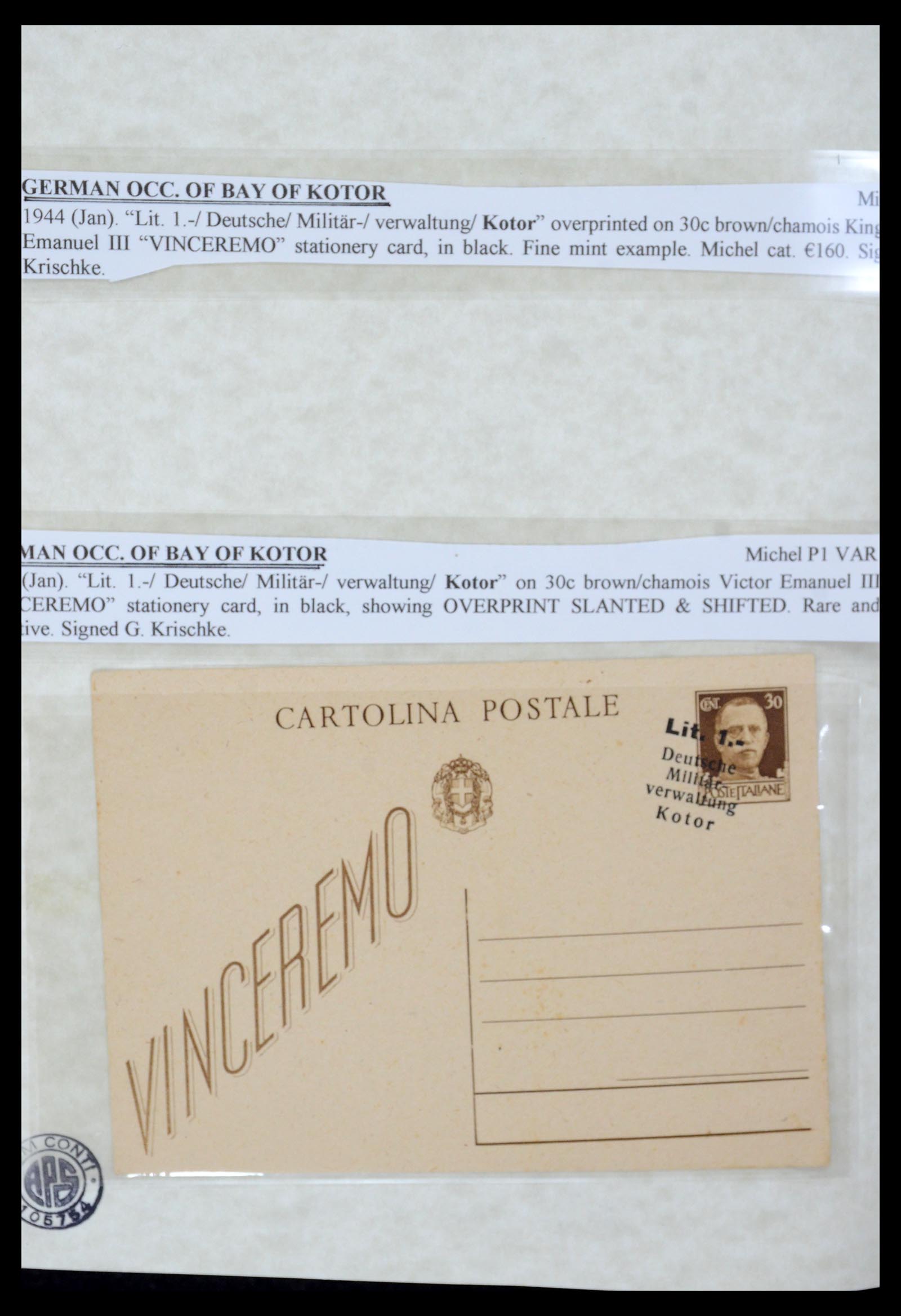36166 118 - Postzegelverzameling 36166 Italië en gebieden brieven 1800-1980.