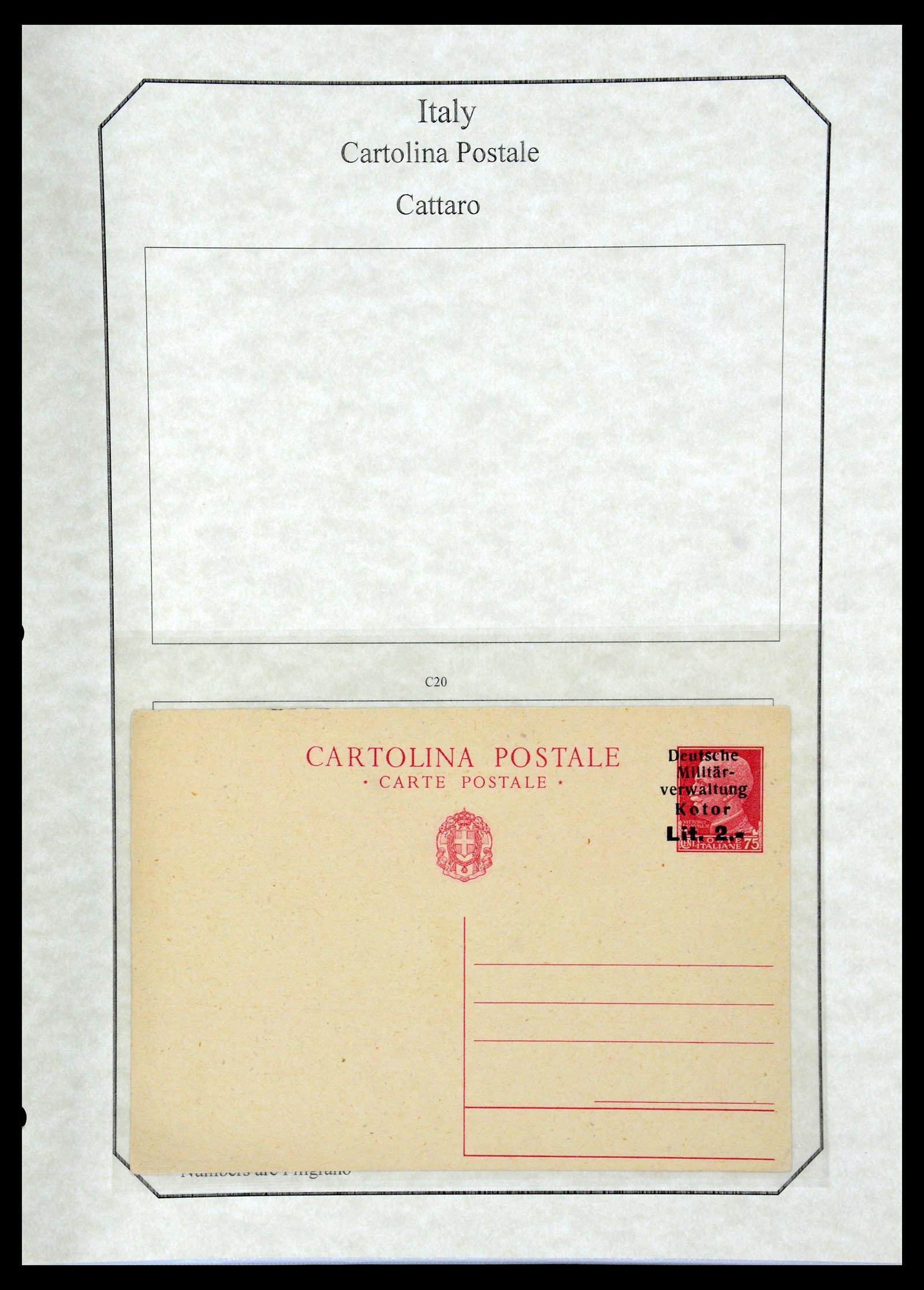 36166 120 - Postzegelverzameling 36166 Italië en gebieden brieven 1800-1980.