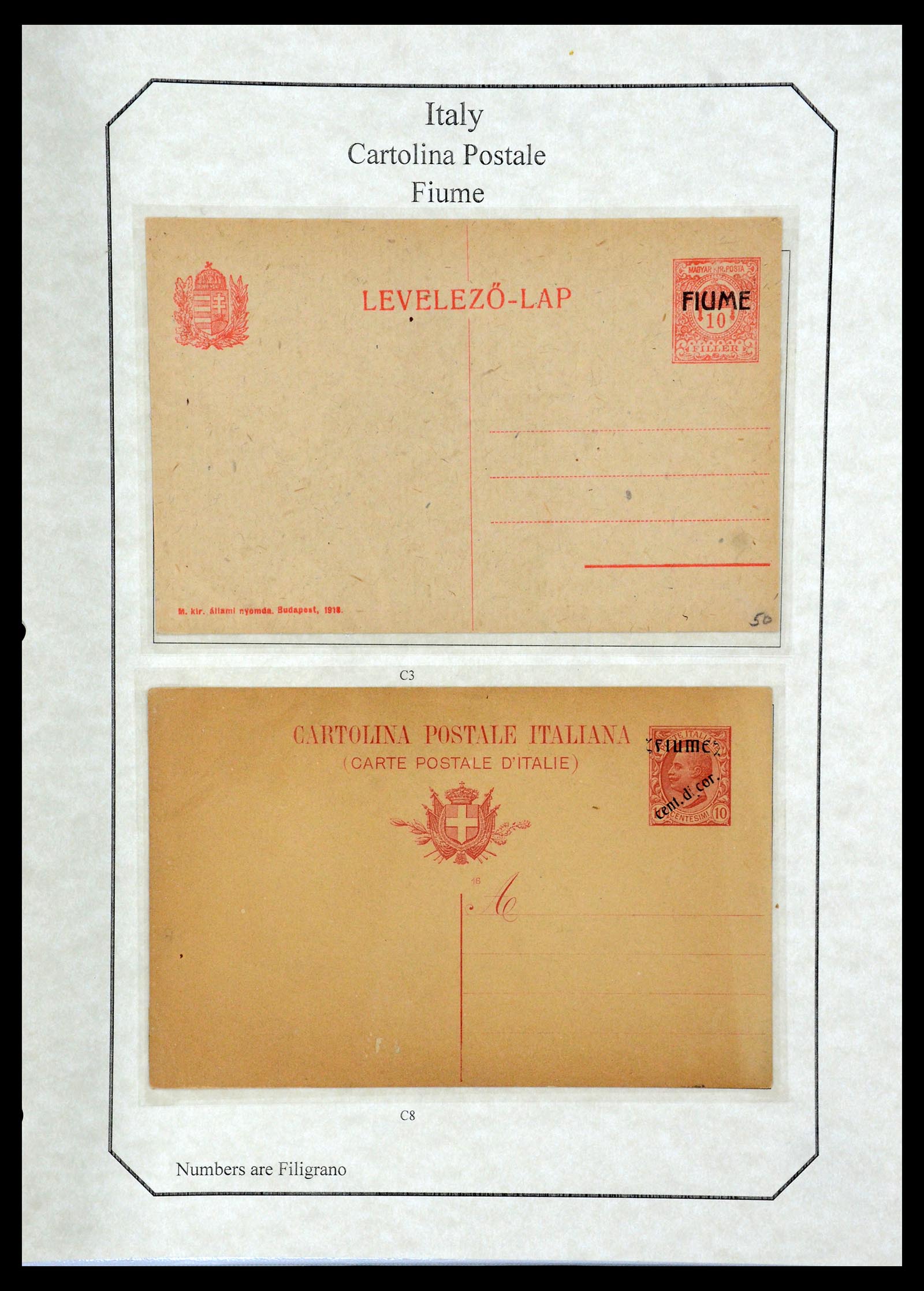 36166 122 - Postzegelverzameling 36166 Italië en gebieden brieven 1800-1980.