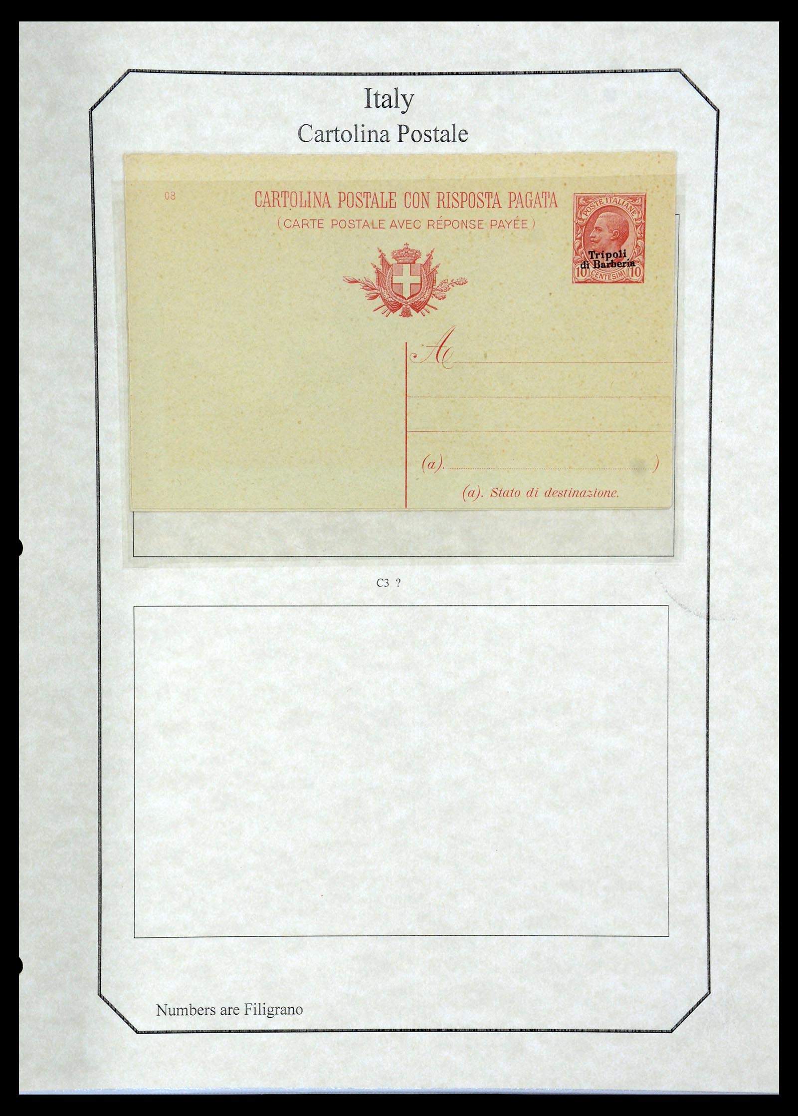 36166 124 - Postzegelverzameling 36166 Italië en gebieden brieven 1800-1980.