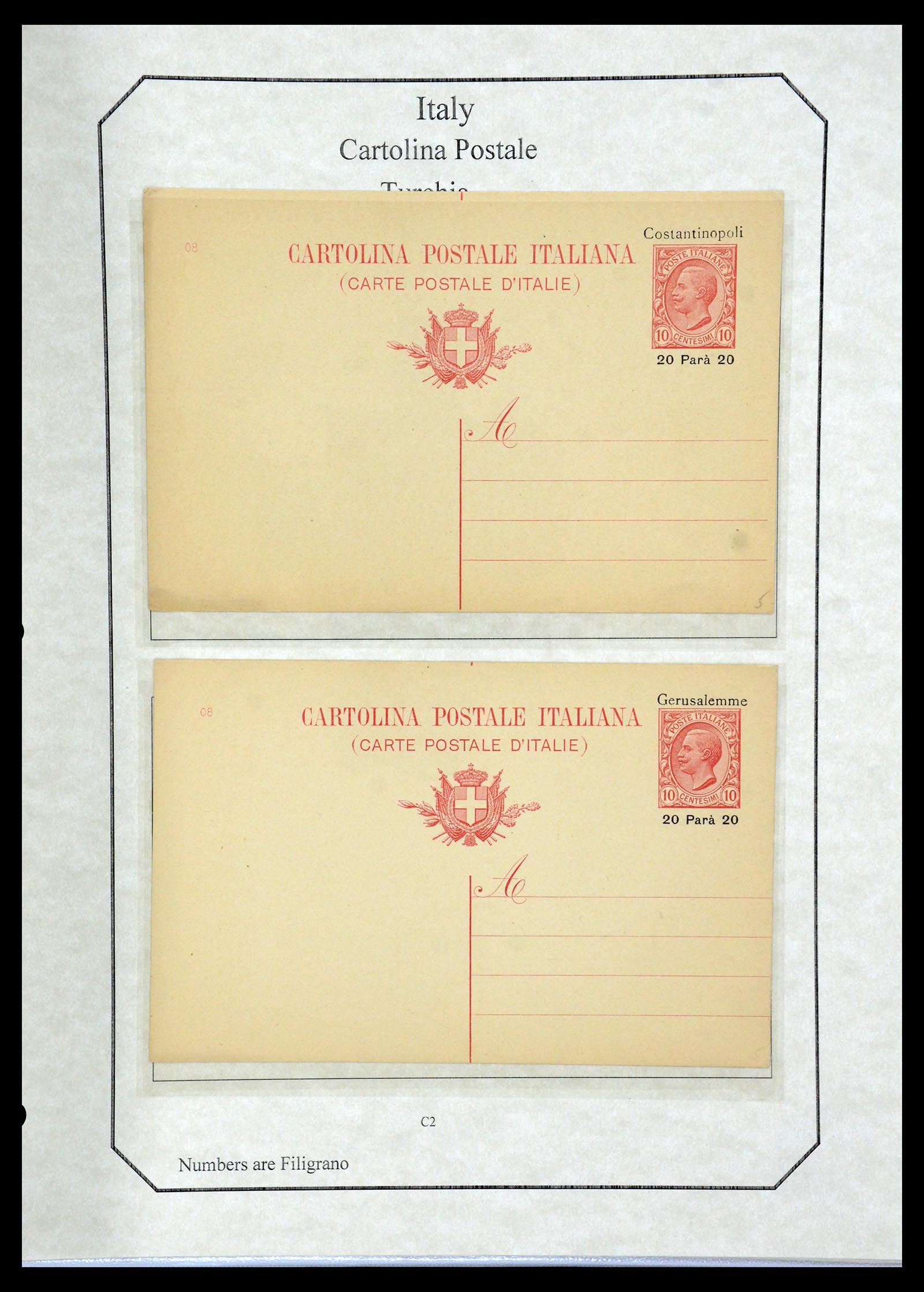 36166 125 - Postzegelverzameling 36166 Italië en gebieden brieven 1800-1980.
