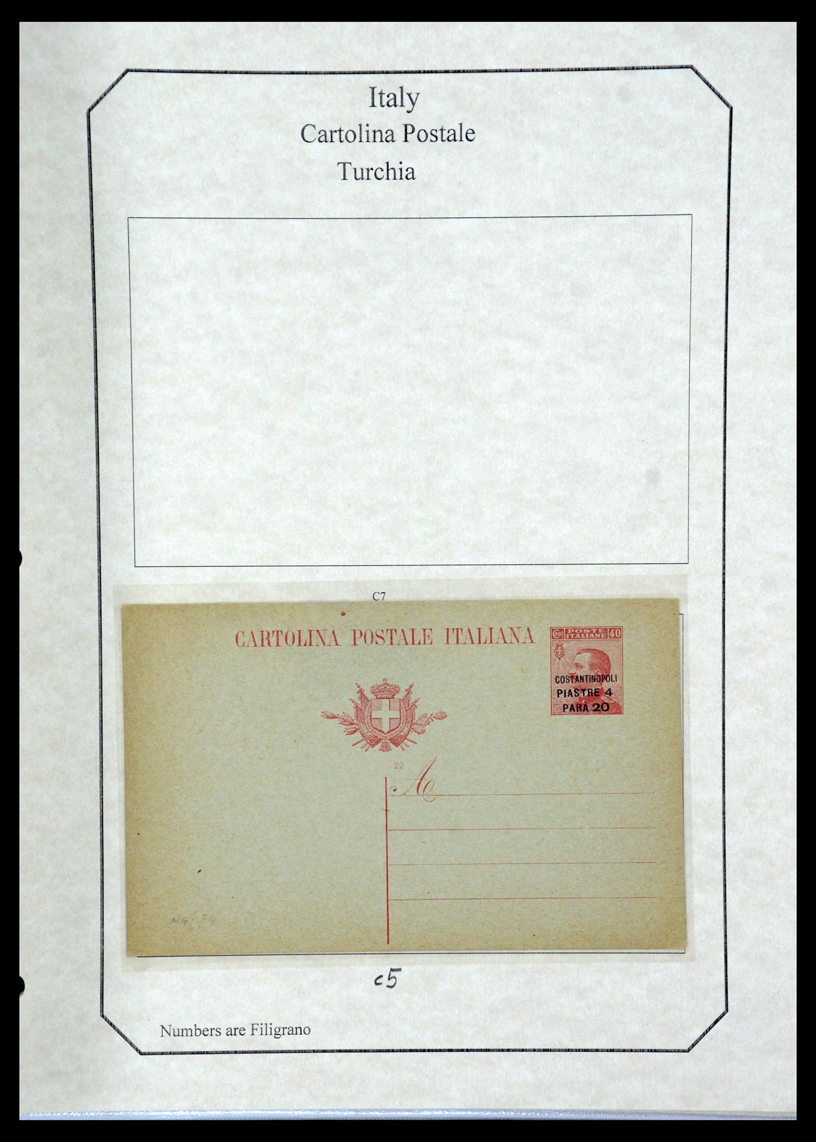36166 127 - Postzegelverzameling 36166 Italië en gebieden brieven 1800-1980.