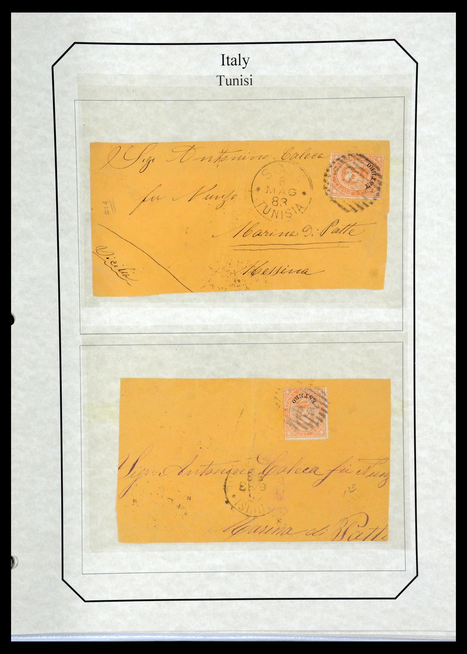 36166 133 - Postzegelverzameling 36166 Italië en gebieden brieven 1800-1980.