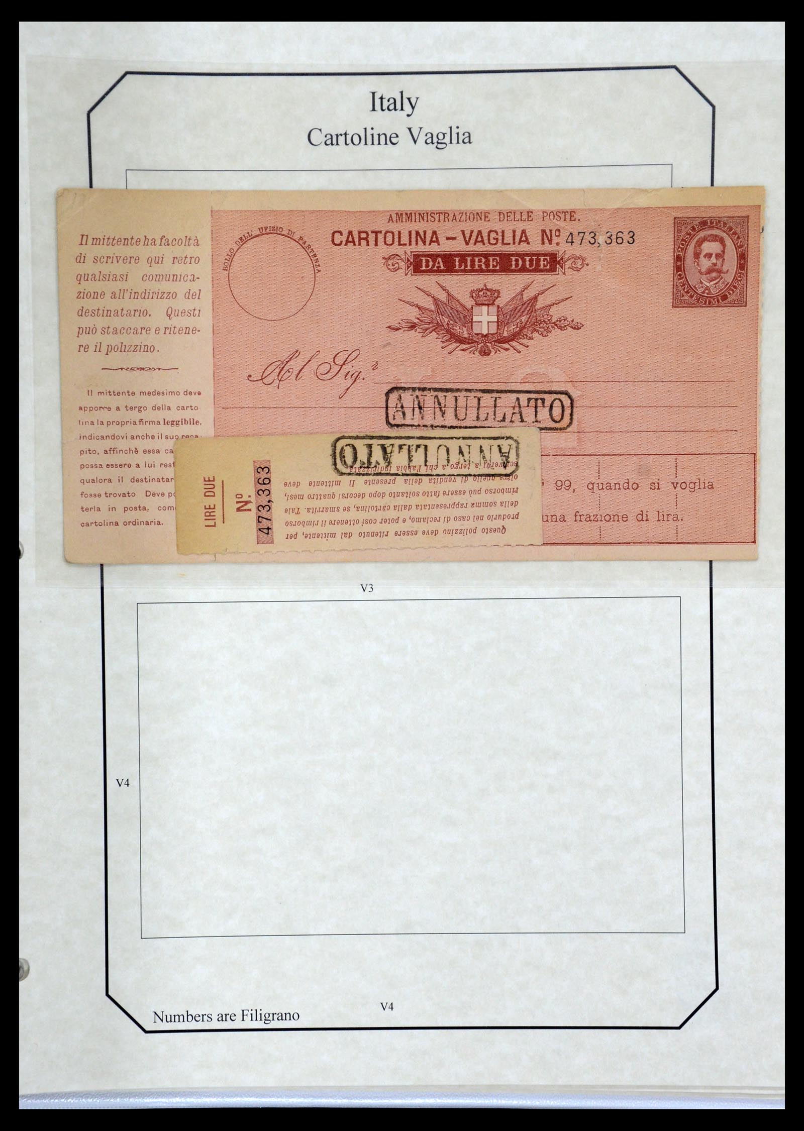 36166 138 - Postzegelverzameling 36166 Italië en gebieden brieven 1800-1980.
