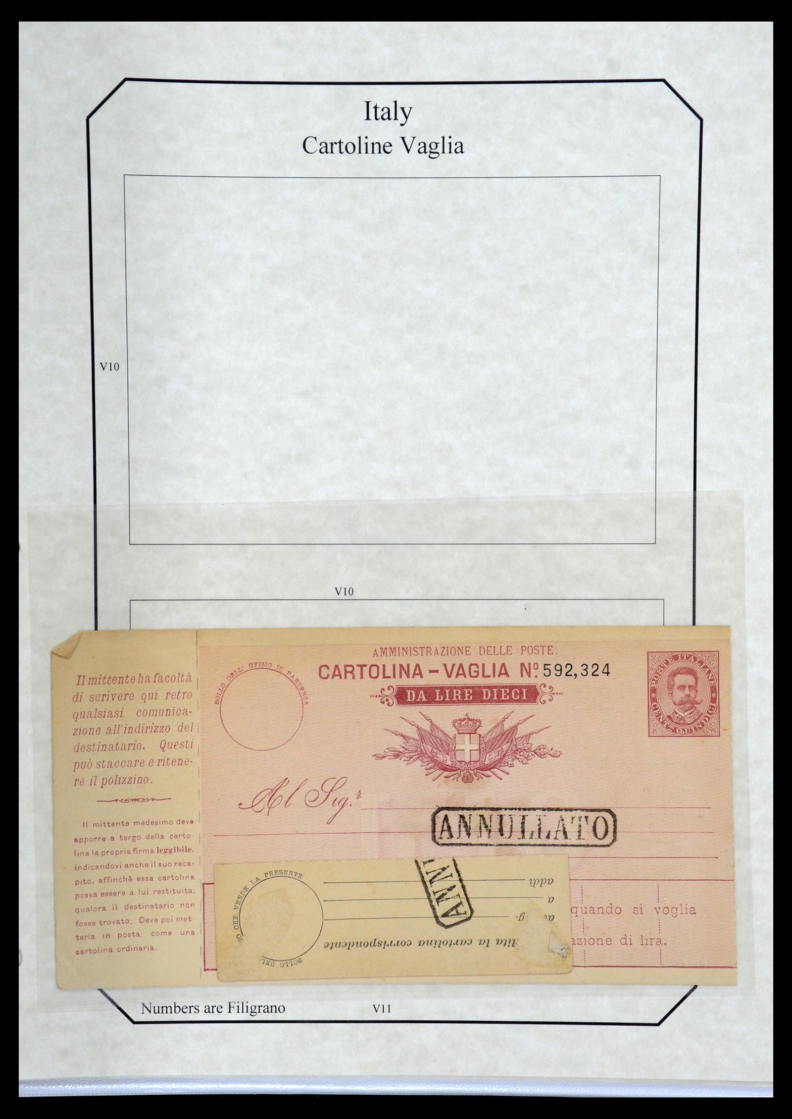 36166 140 - Postzegelverzameling 36166 Italië en gebieden brieven 1800-1980.