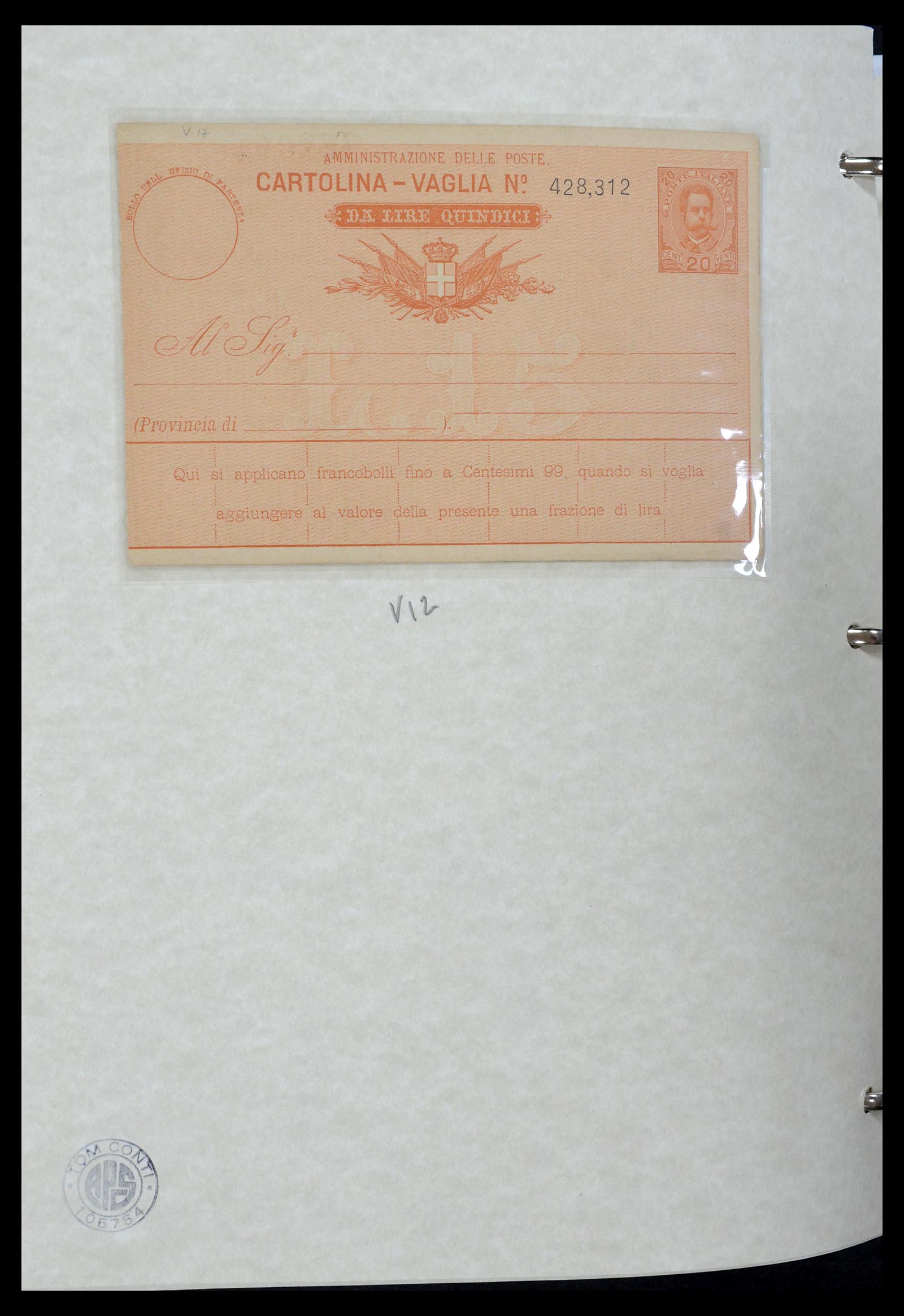 36166 141 - Postzegelverzameling 36166 Italië en gebieden brieven 1800-1980.
