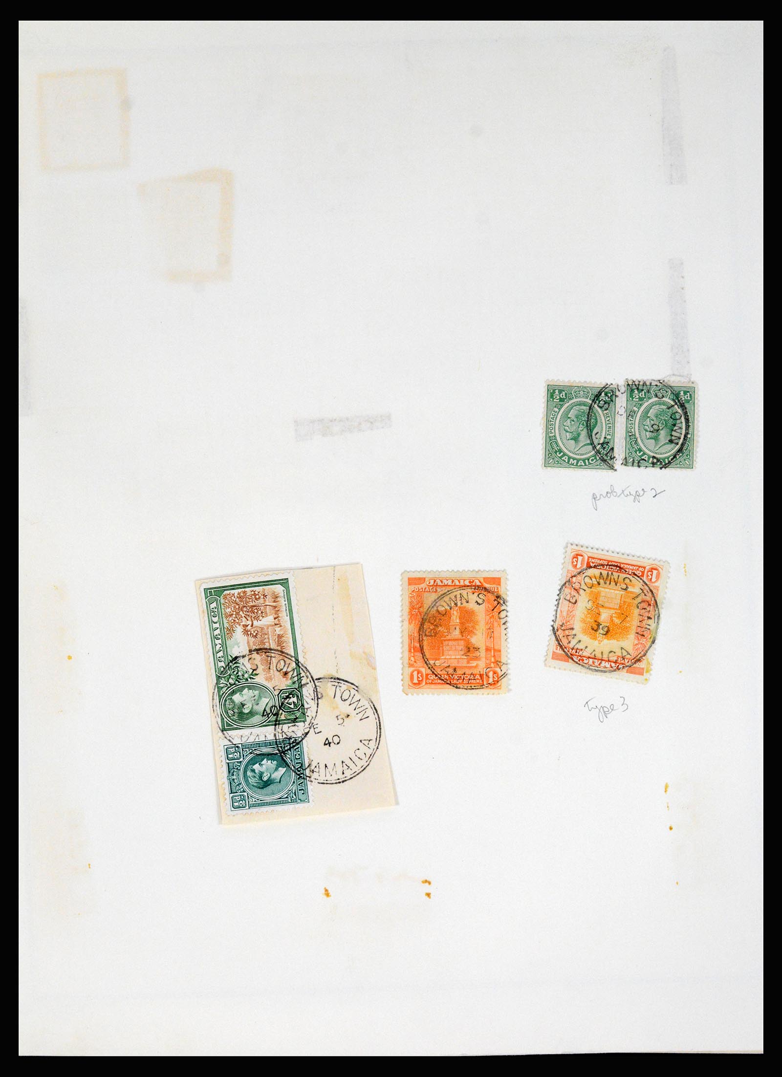 36195 0063 - Postzegelverzameling 36195 Jamaica stempelverzameling 1857-1960.