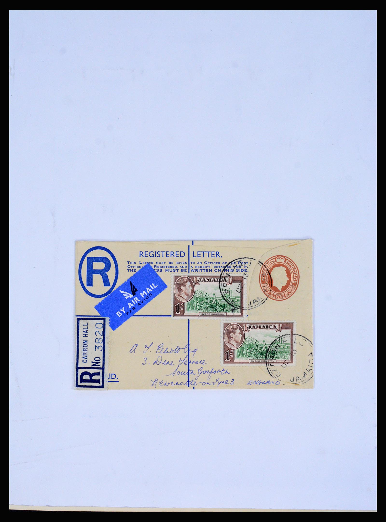 36195 0081 - Postzegelverzameling 36195 Jamaica stempelverzameling 1857-1960.