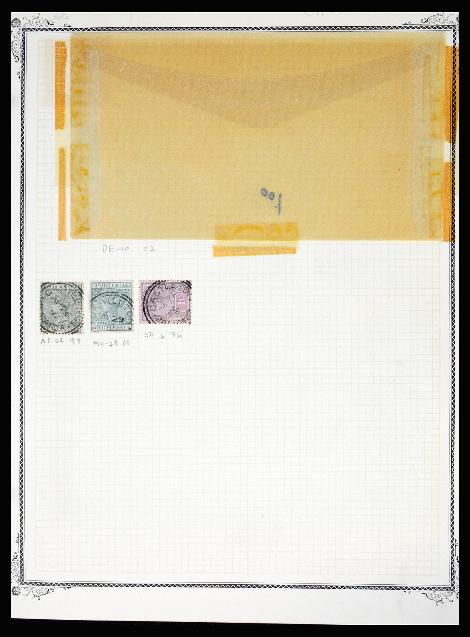 36195 0083 - Postzegelverzameling 36195 Jamaica stempelverzameling 1857-1960.